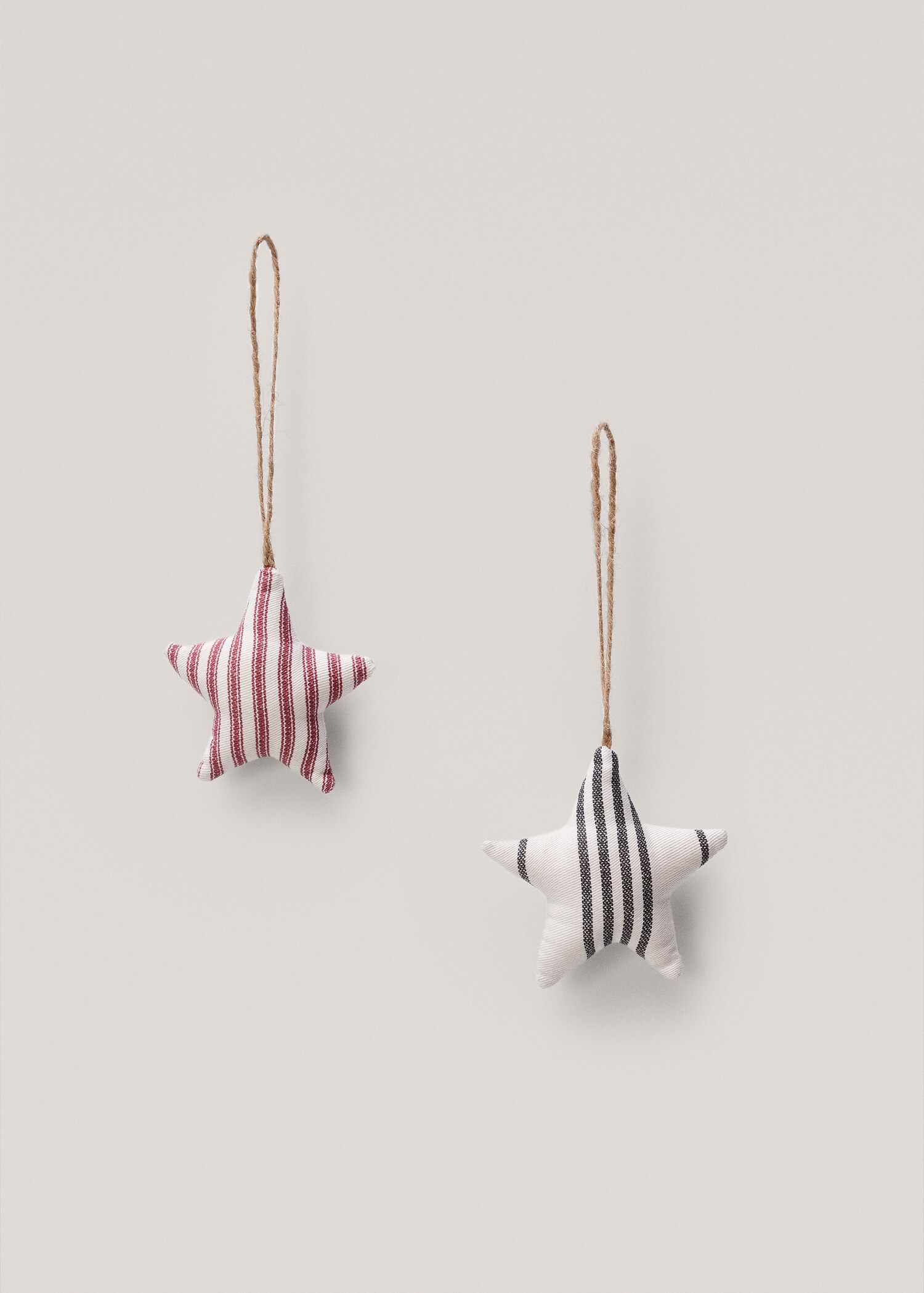 Lot deux décorations étoile - Article sans modèle
