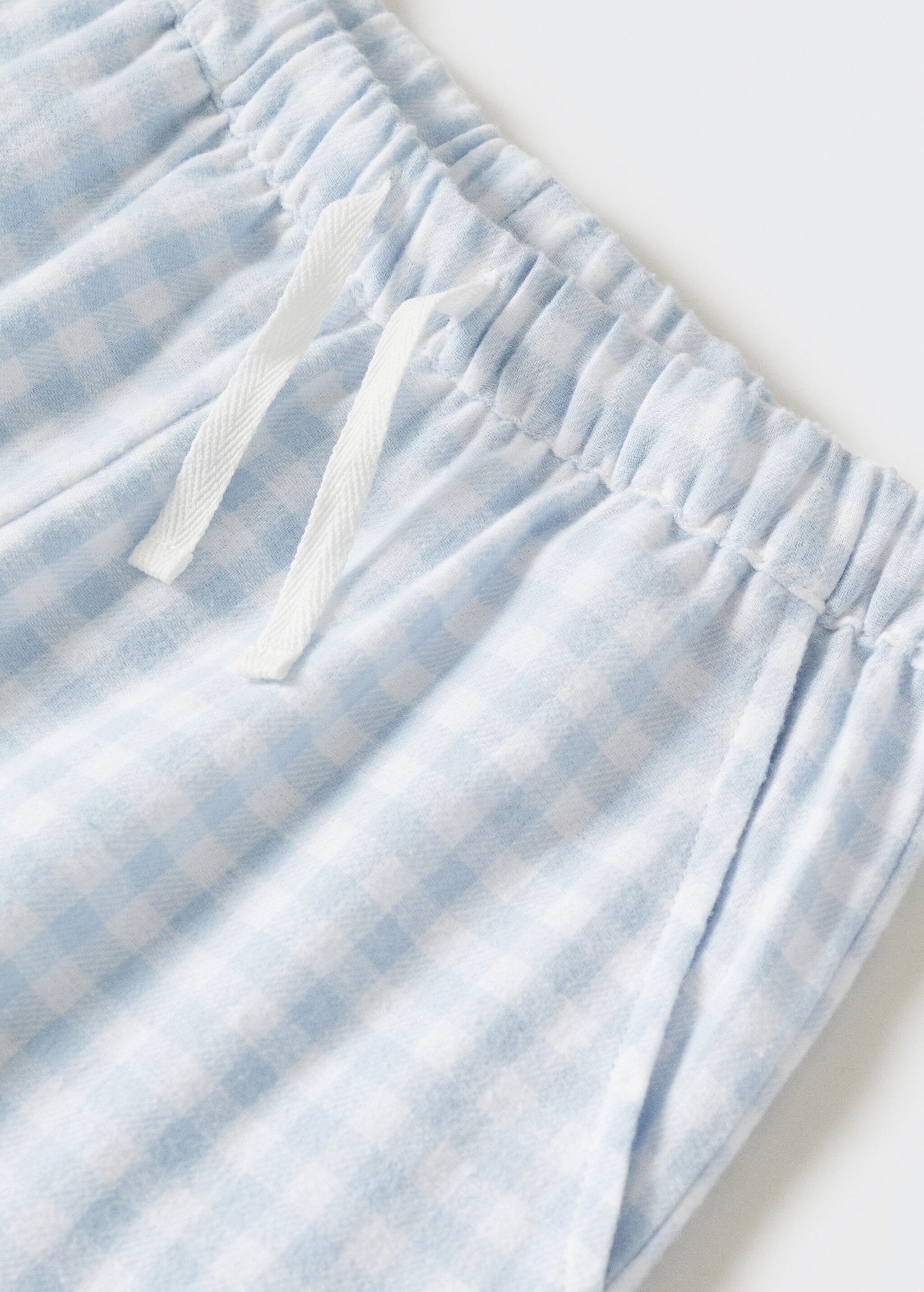 Pyjama long deux pièces carreaux - Détail de l'article 0
