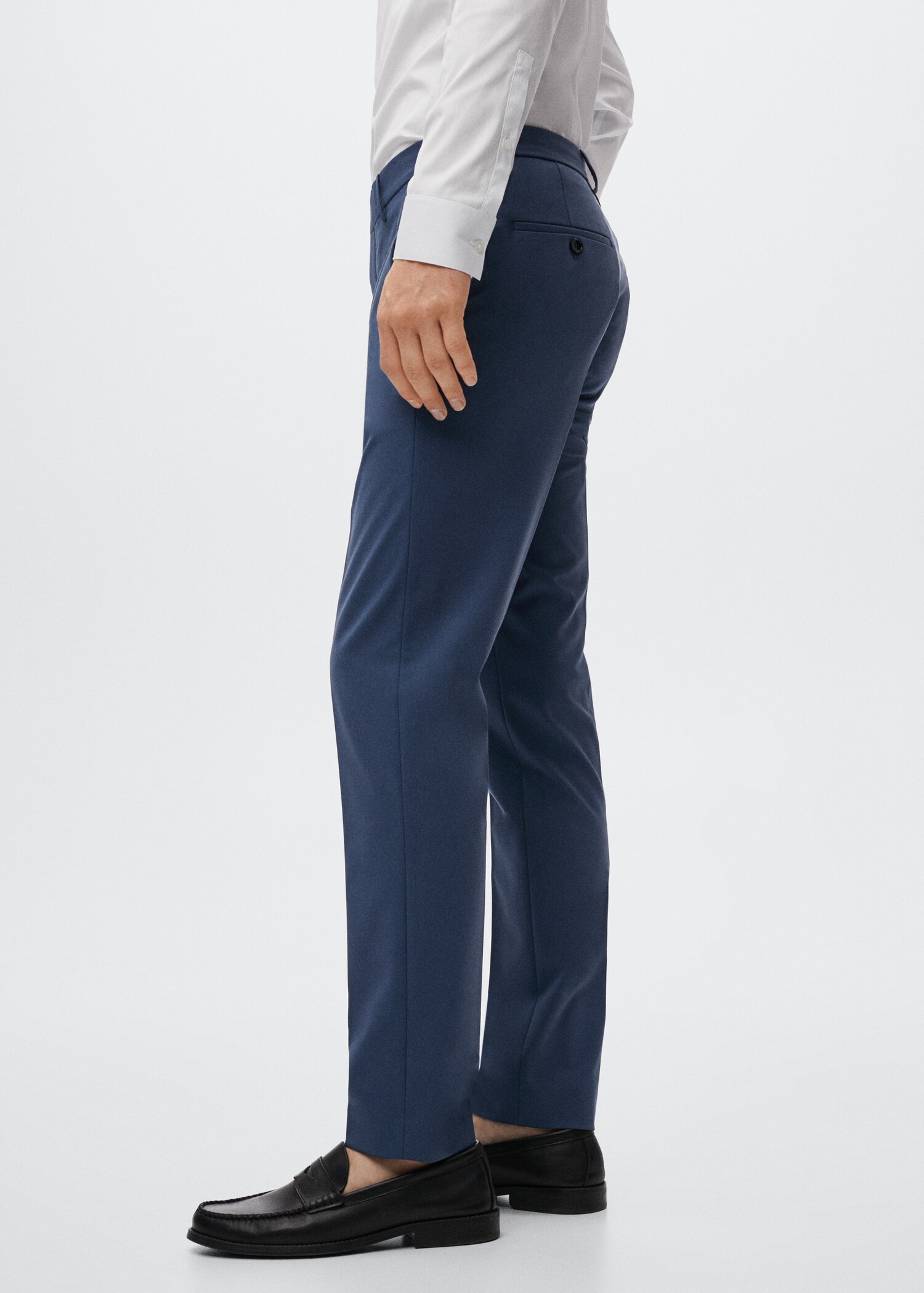Super slim fit suit trousers - Details of the article 2