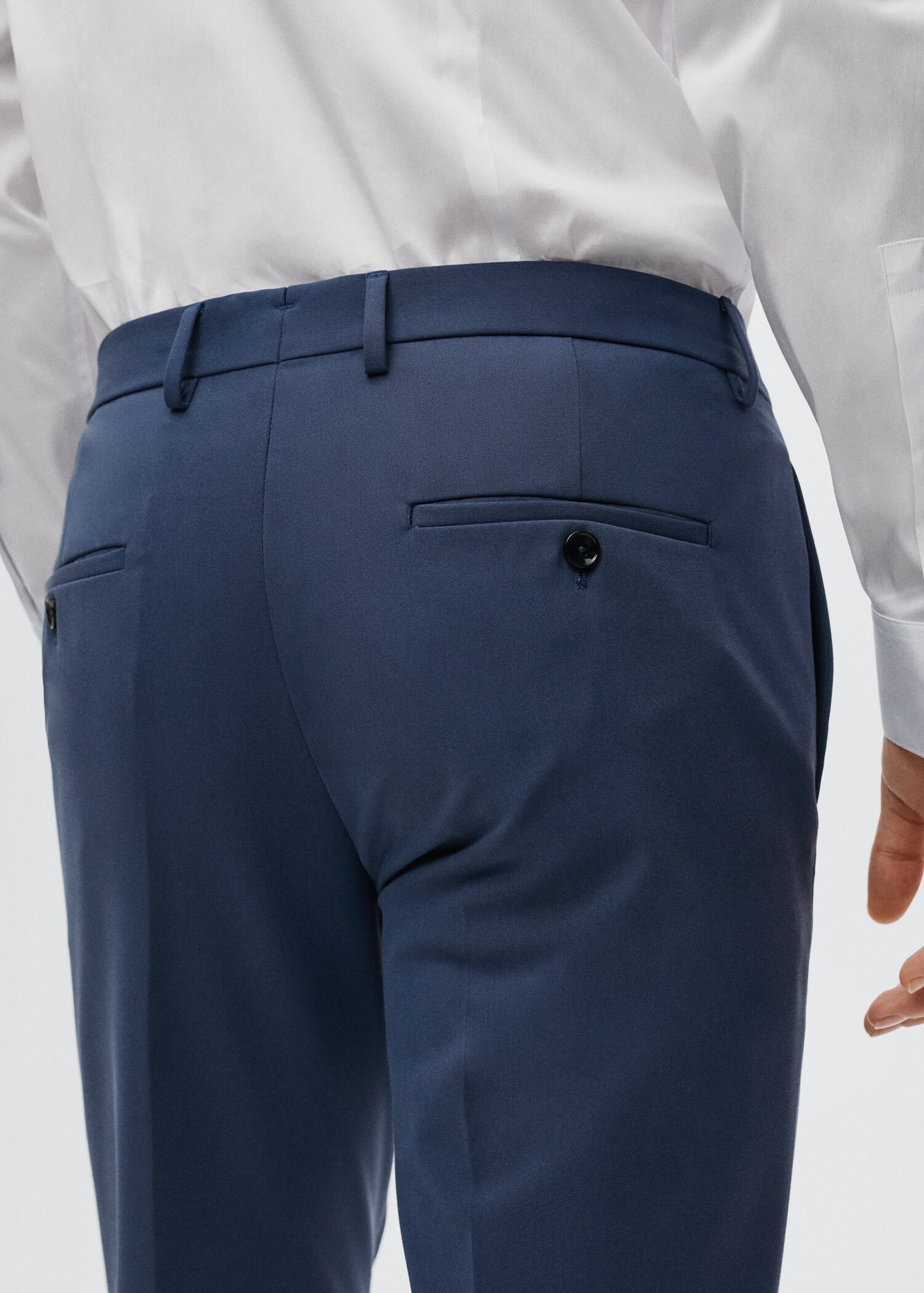 Super slim fit suit trousers - Details of the article 3