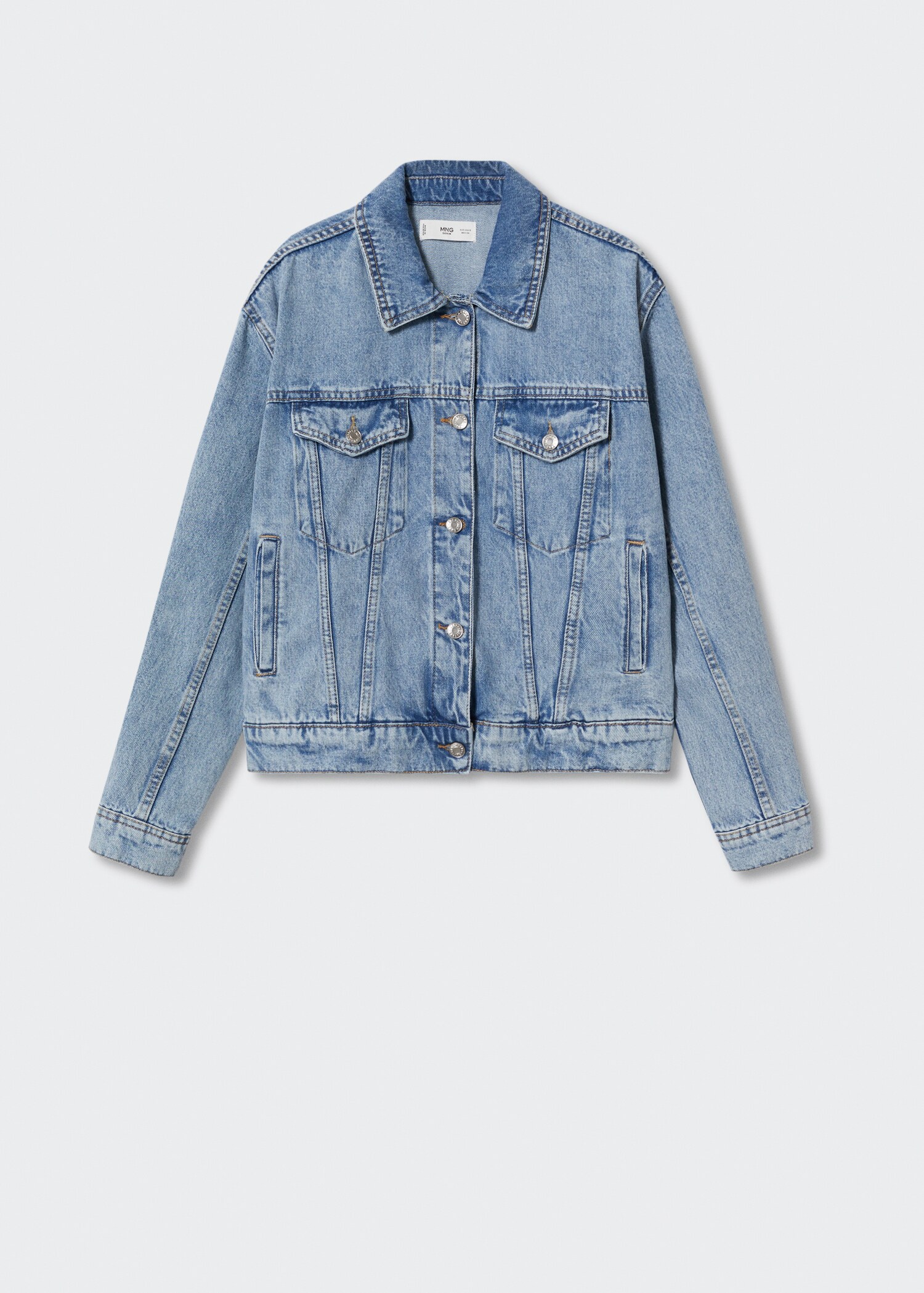 Pocketed denim jacket - Article without model