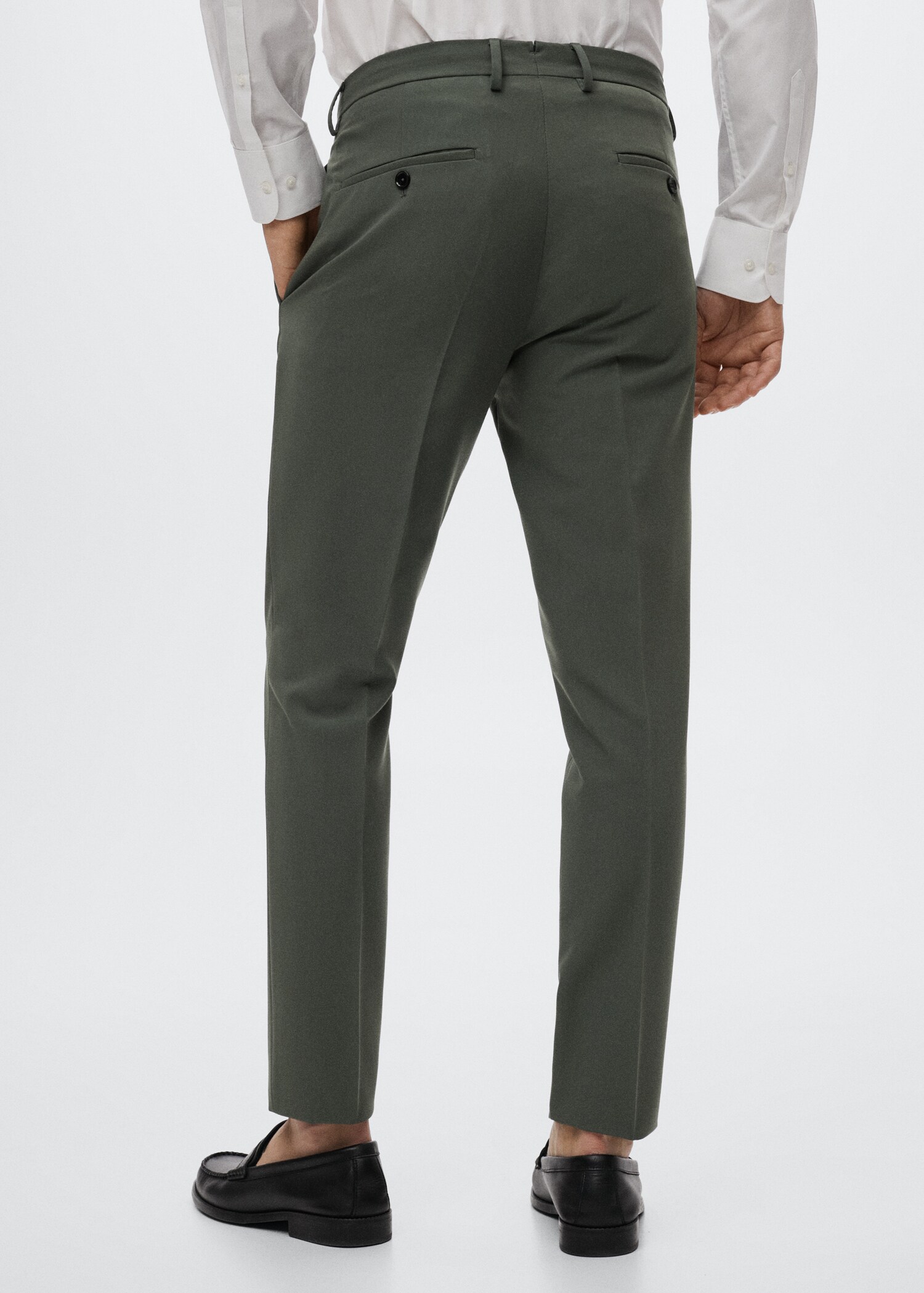 Super slim fit suit trousers - Reverse of the article