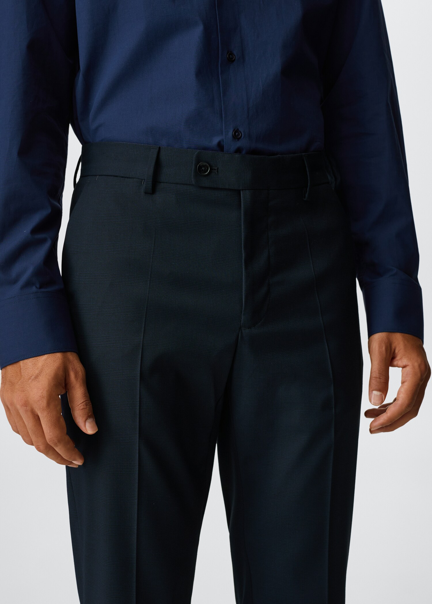 Pantalons vestit slim fit - Detall de l'article 1