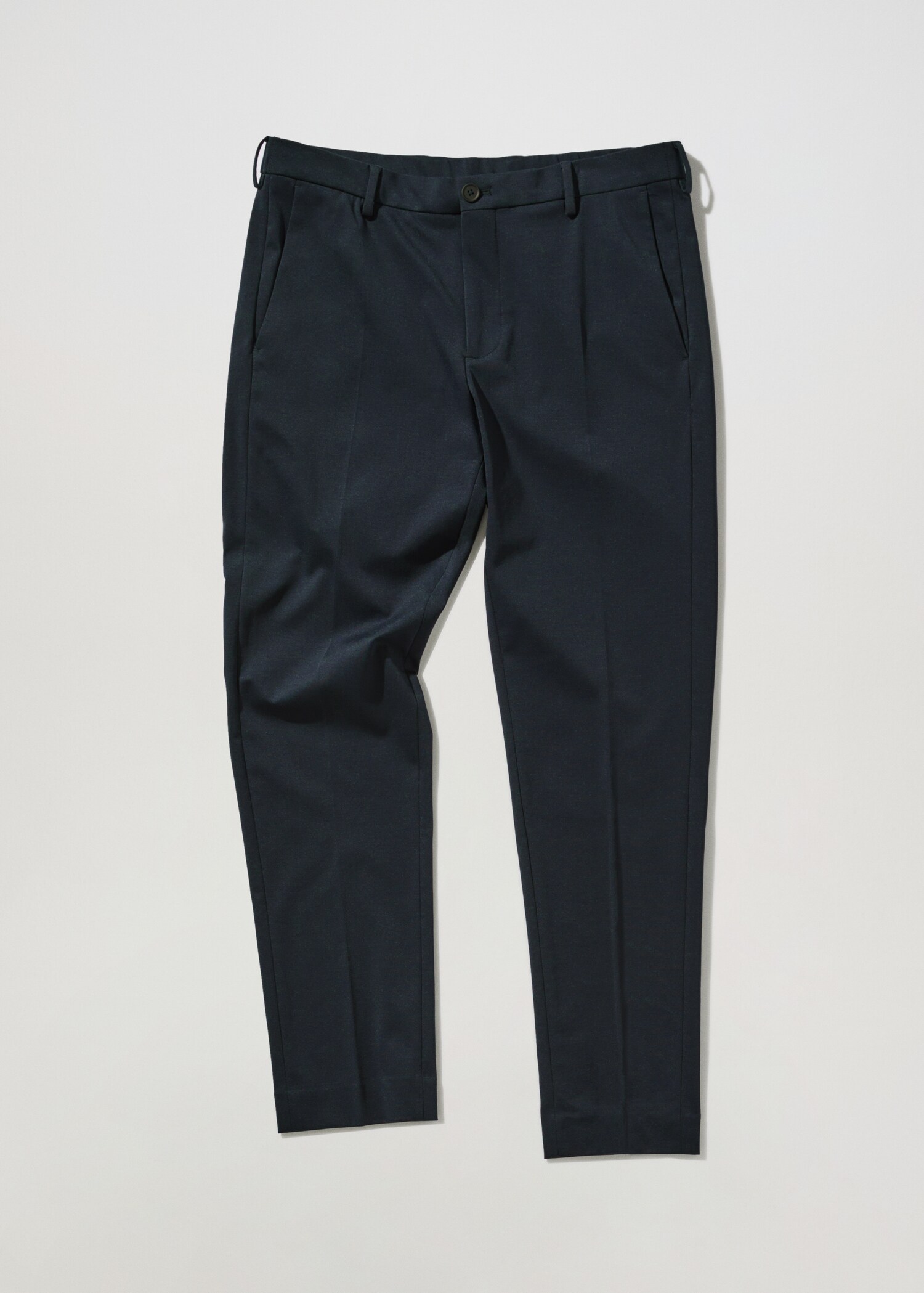 Slim-fit cotton suit trousers - Article without model