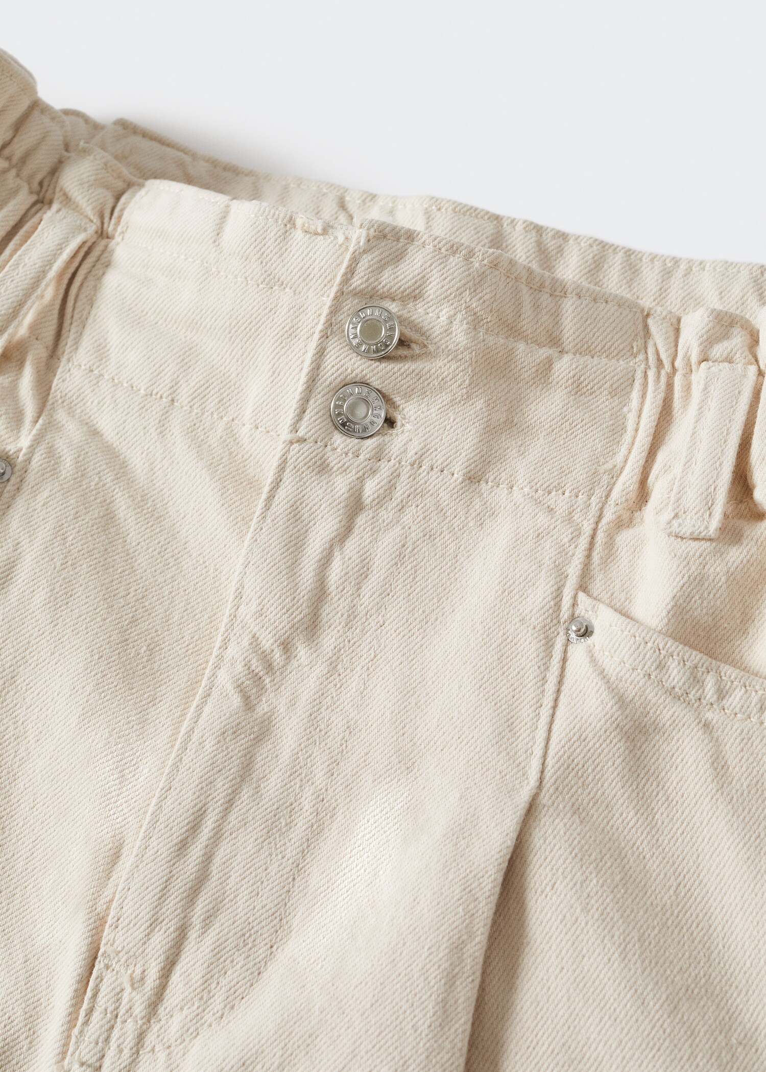 Paperbag denim shorts - Details of the article 8