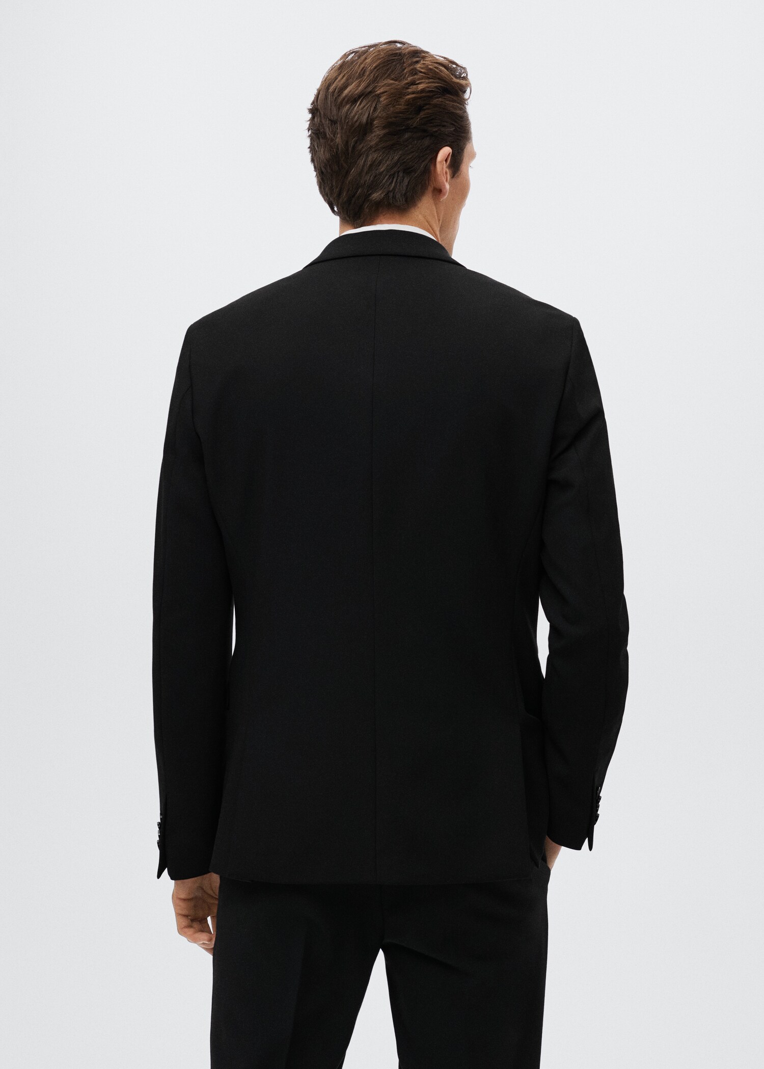 Super slim-fit suit jacket - Reverse of the article