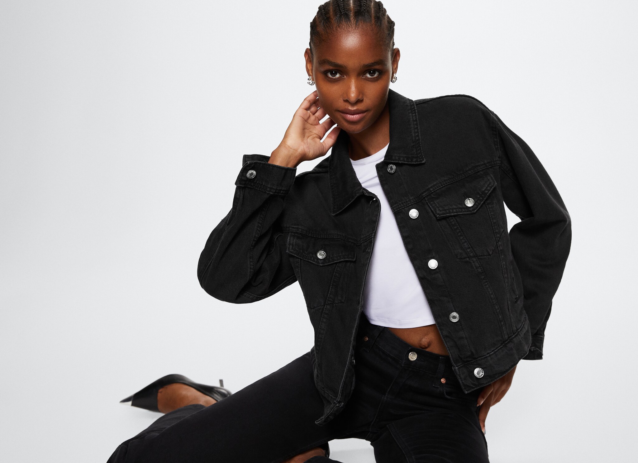 Jeansjacke mit Taschen - Detail des Artikels 4