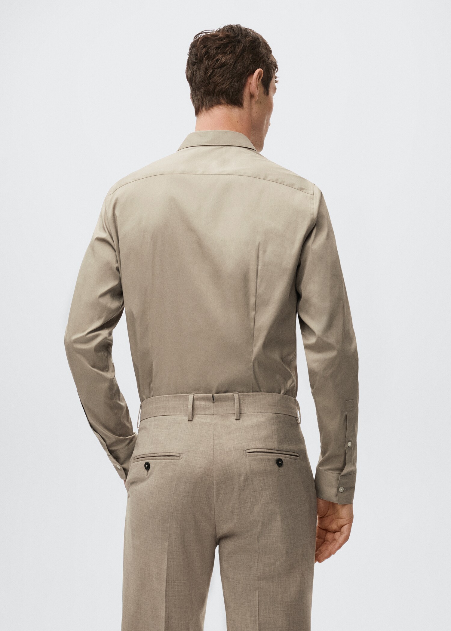 Camisa traje super slim fit - Reverso del artículo