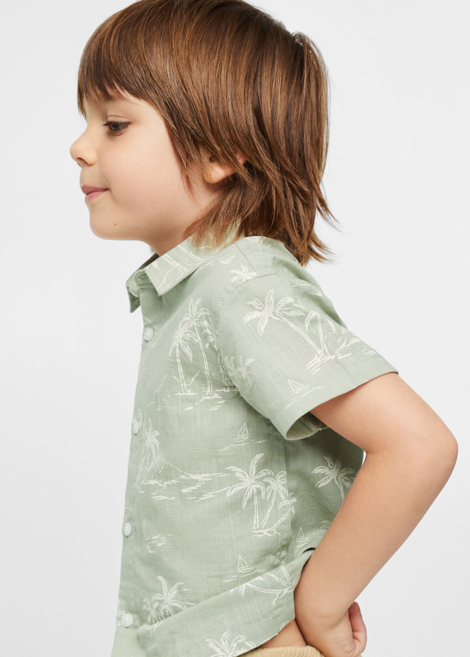 Camisa estampada palmeres - Detall de l'article 1