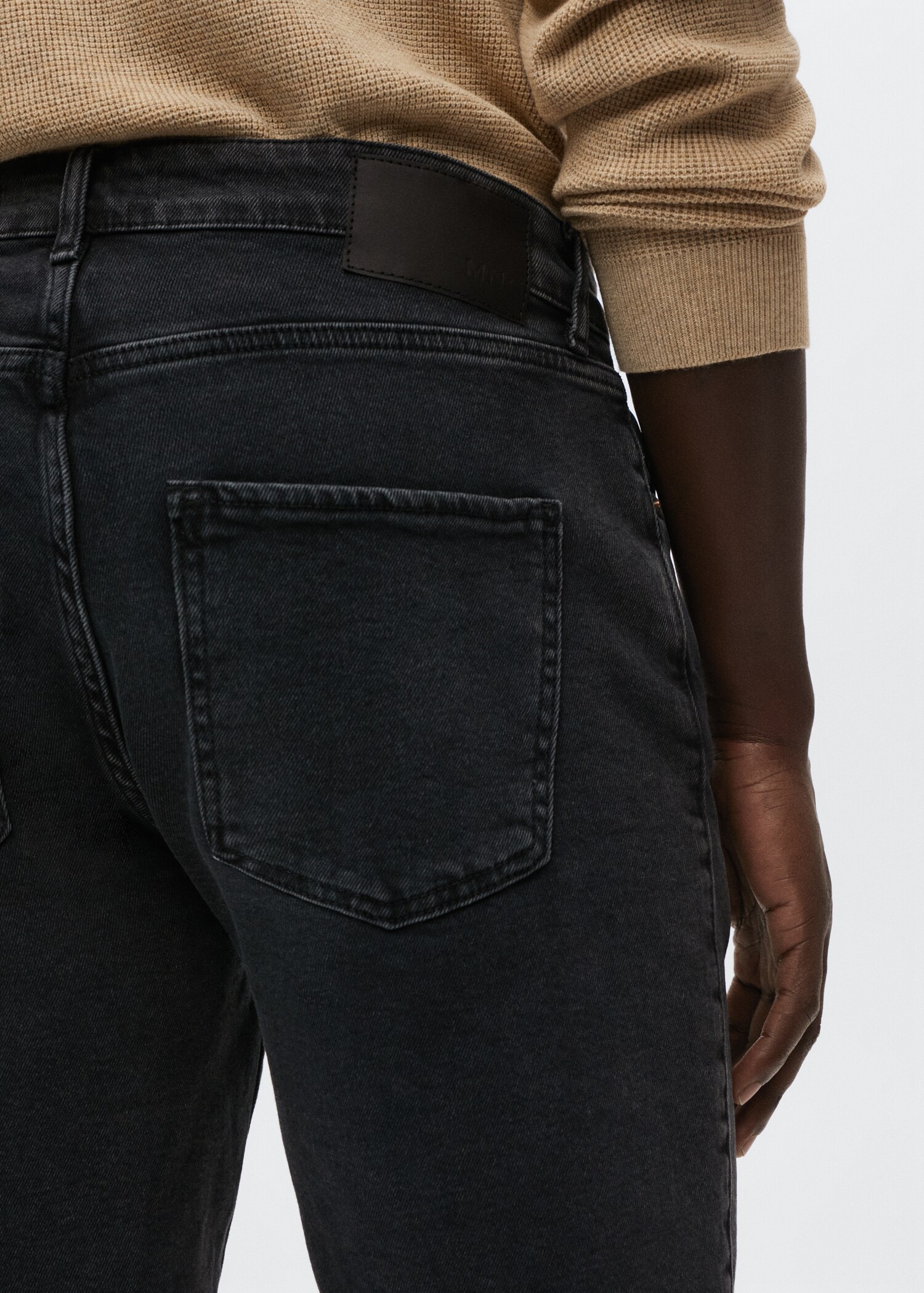 Regular-fit denim bermuda shorts - Details of the article 3