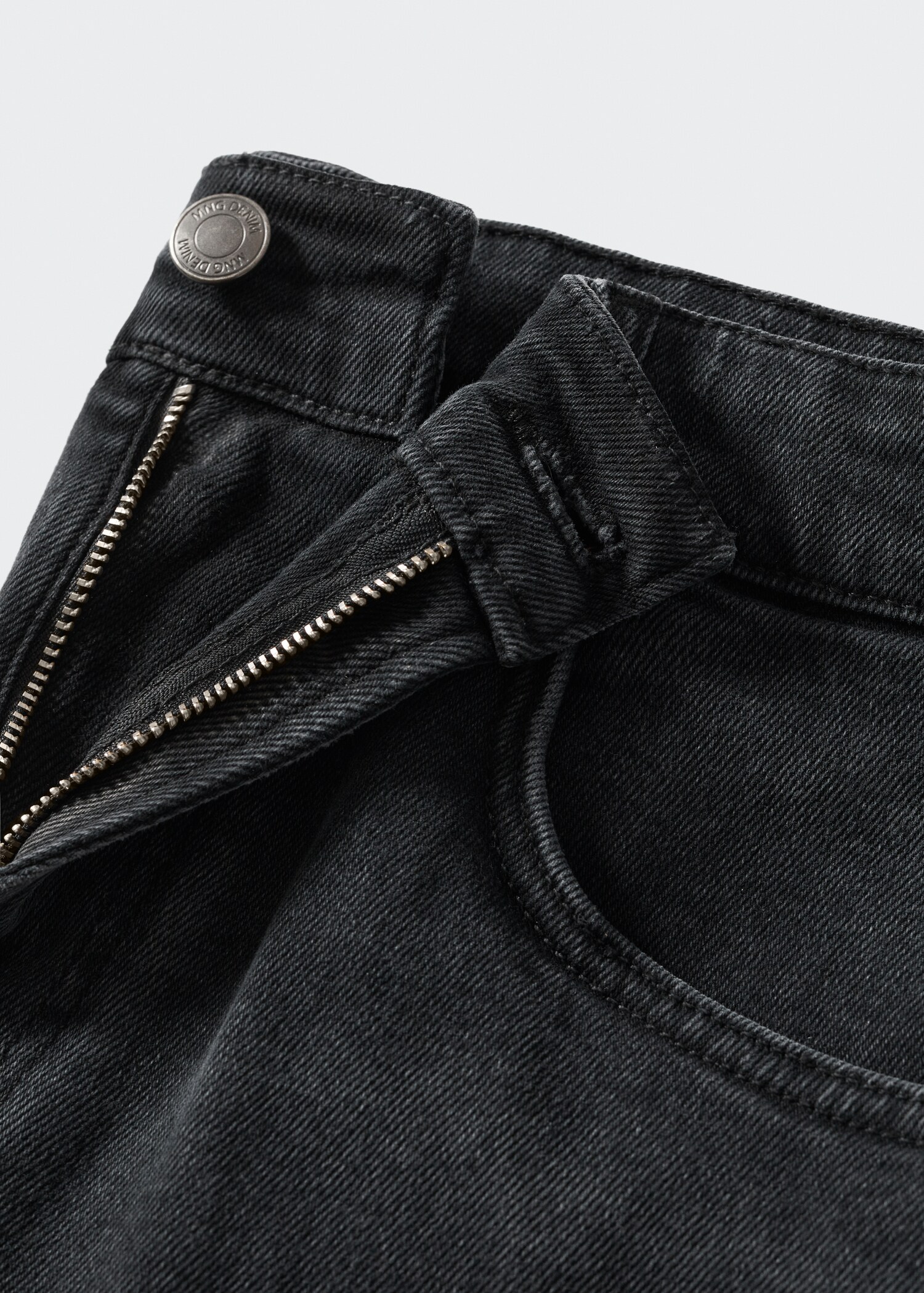 Regular-fit denim bermuda shorts - Details of the article 7