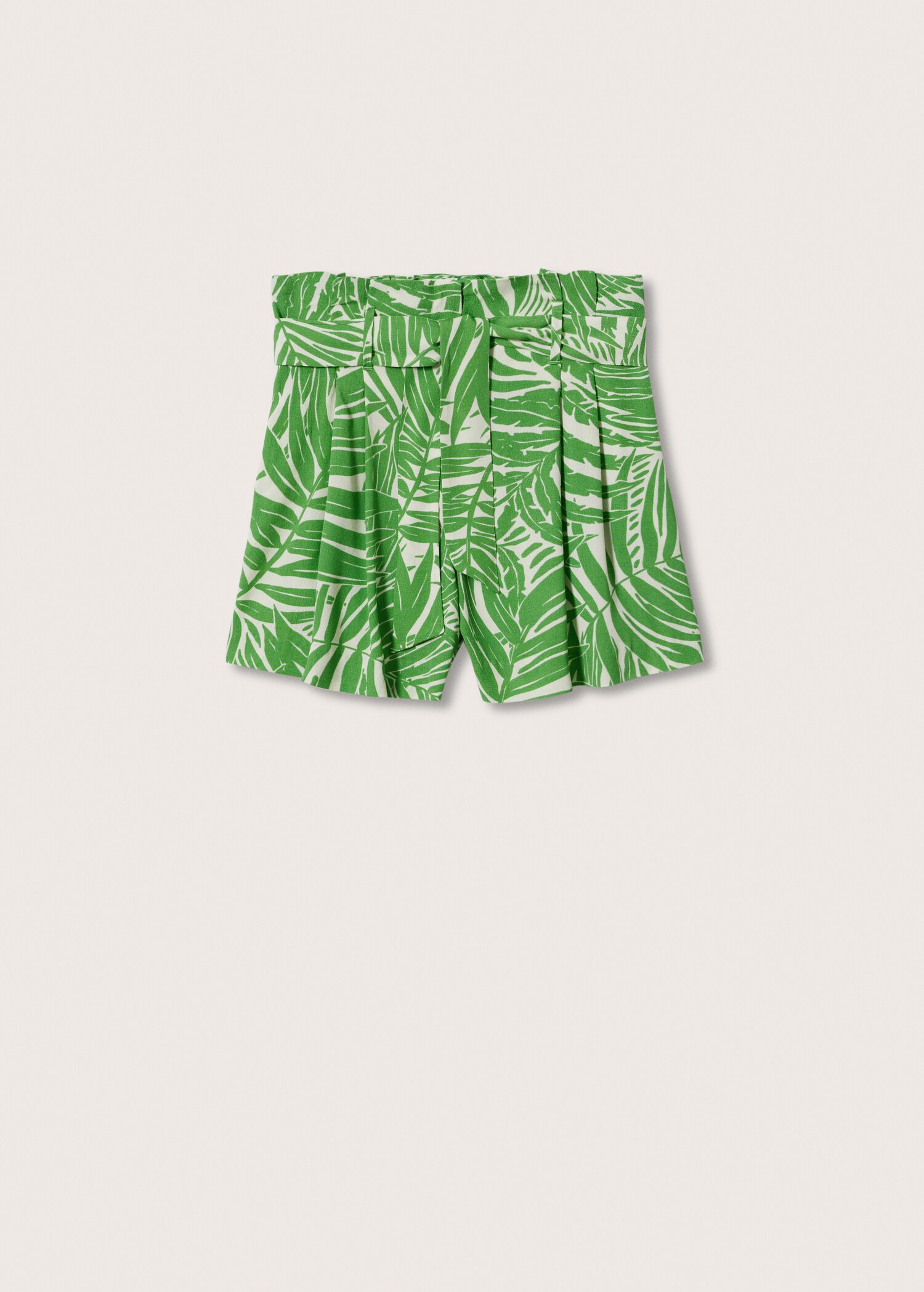 Printed belt shorts - Article without model