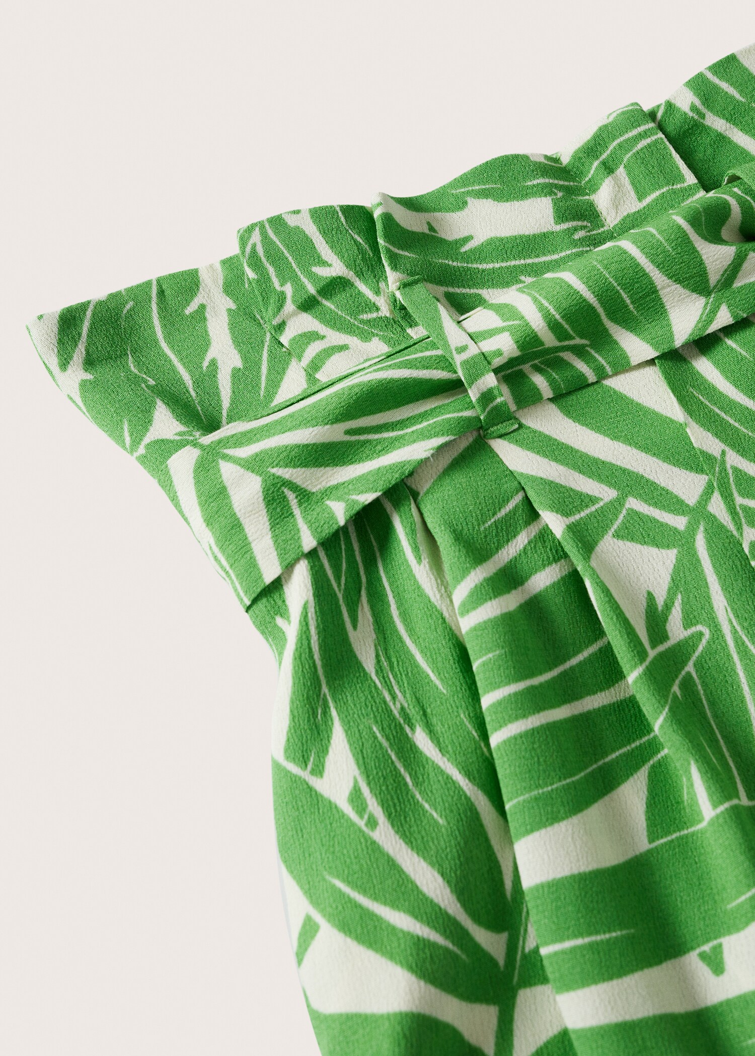 Printed belt shorts - Details of the article 8