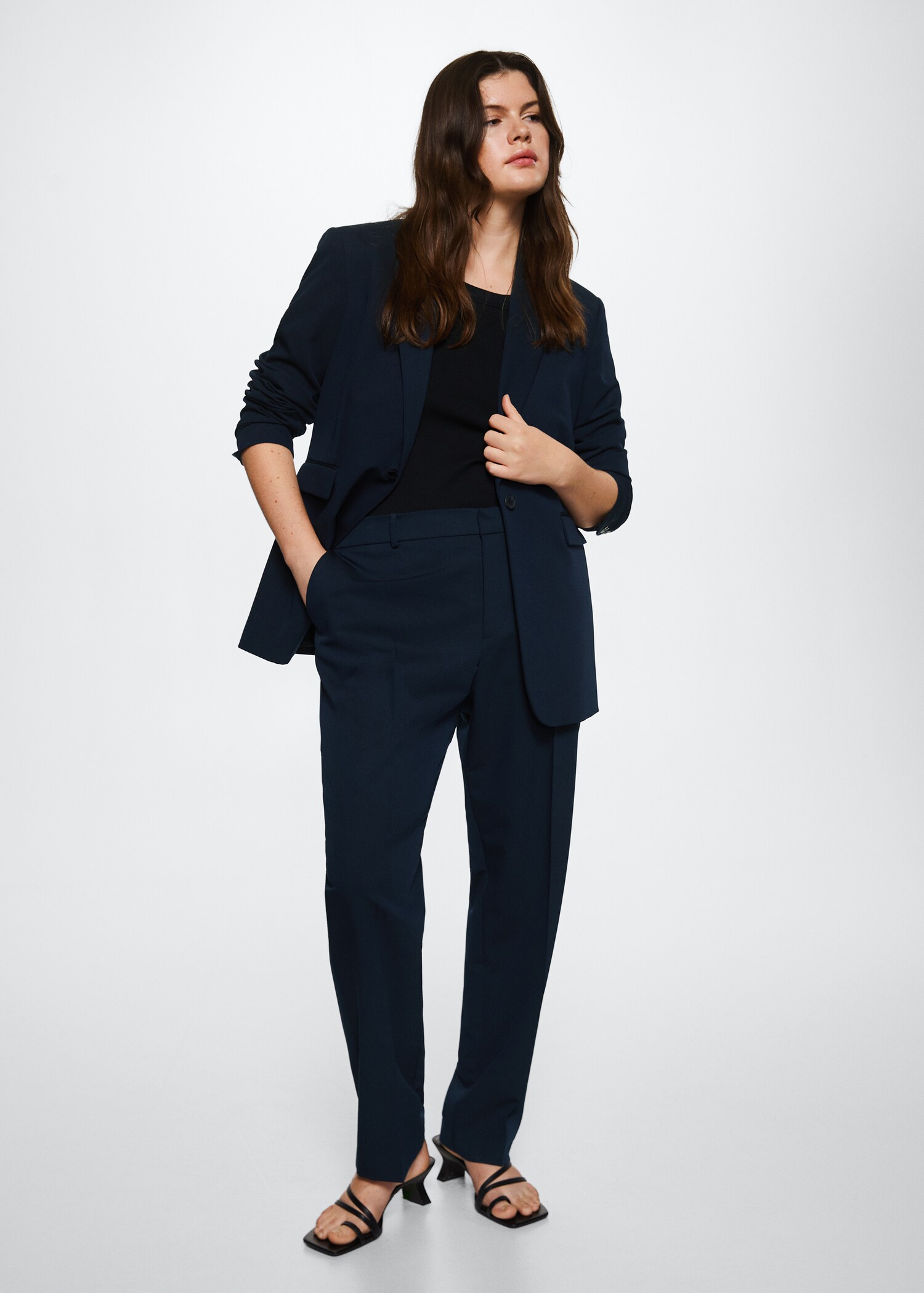 Fitted suit blazer - Details of the article 3