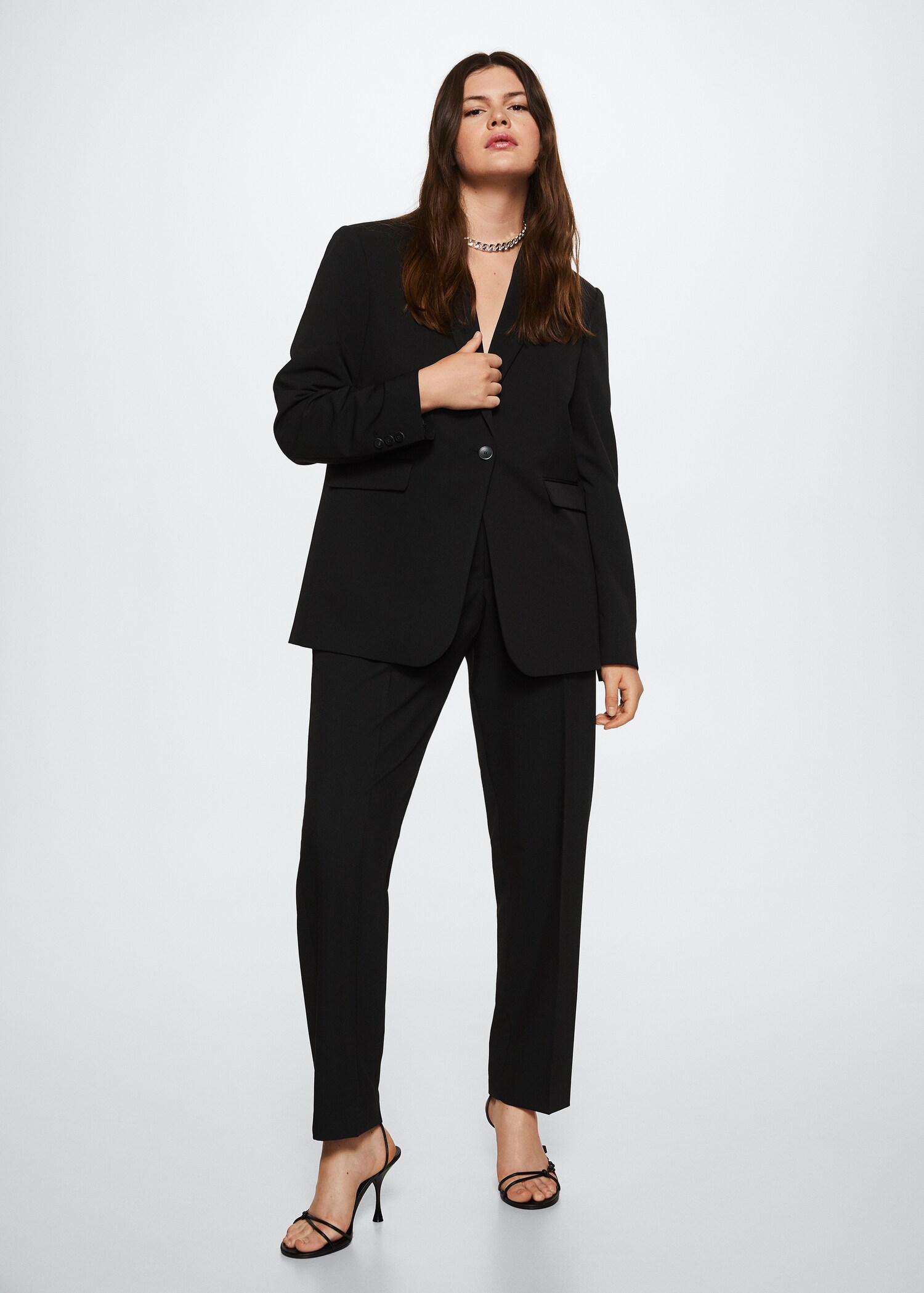 Fitted suit blazer - Details of the article 4
