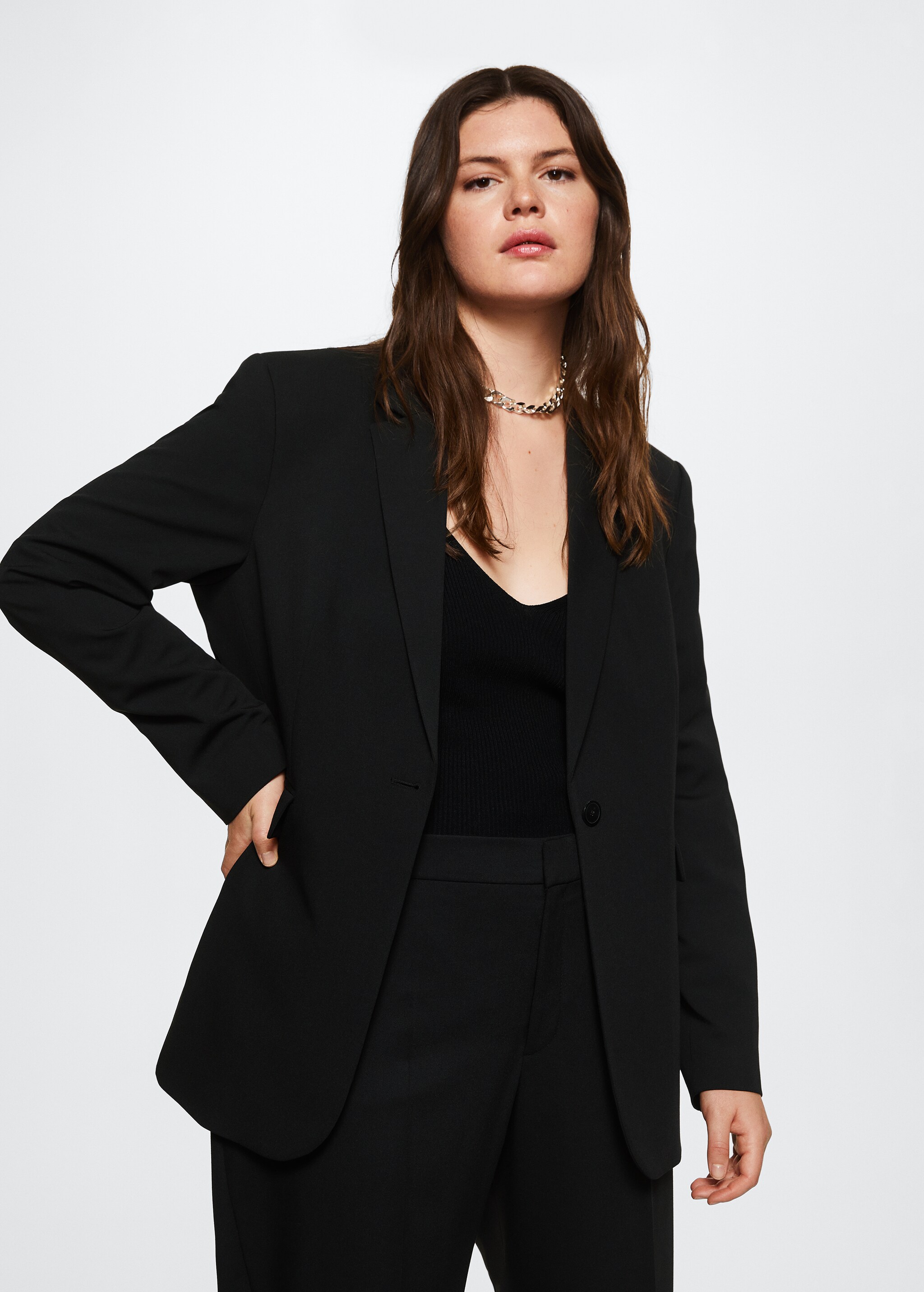 Fitted suit jacket - Details of the article 6