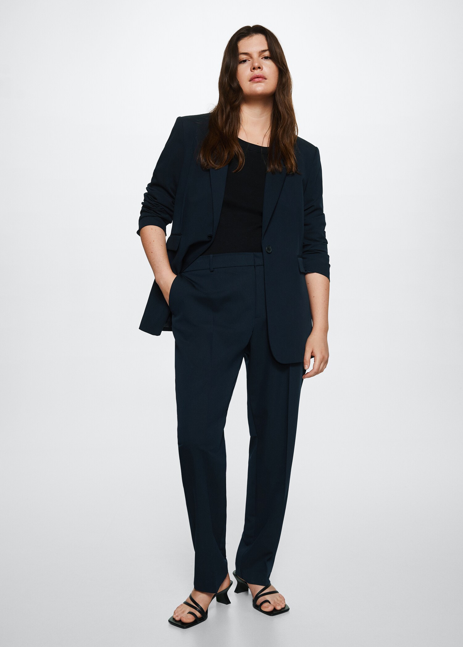 Pleated suit pants - Details of the article 4