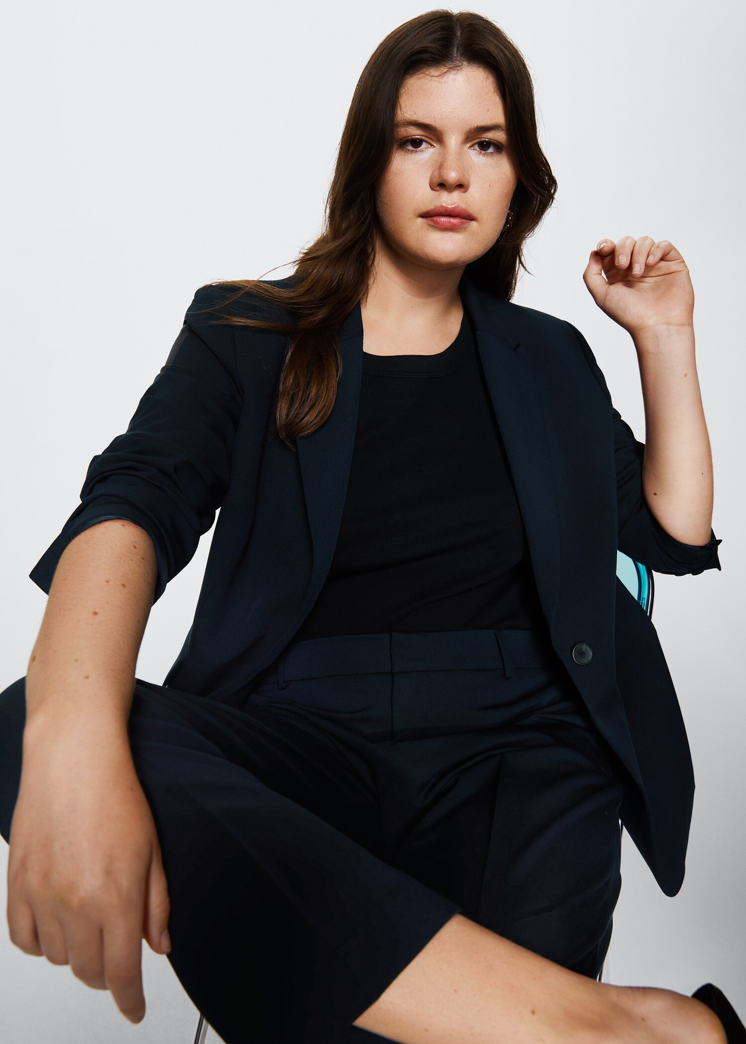 Pleated suit pants - Details of the article 5