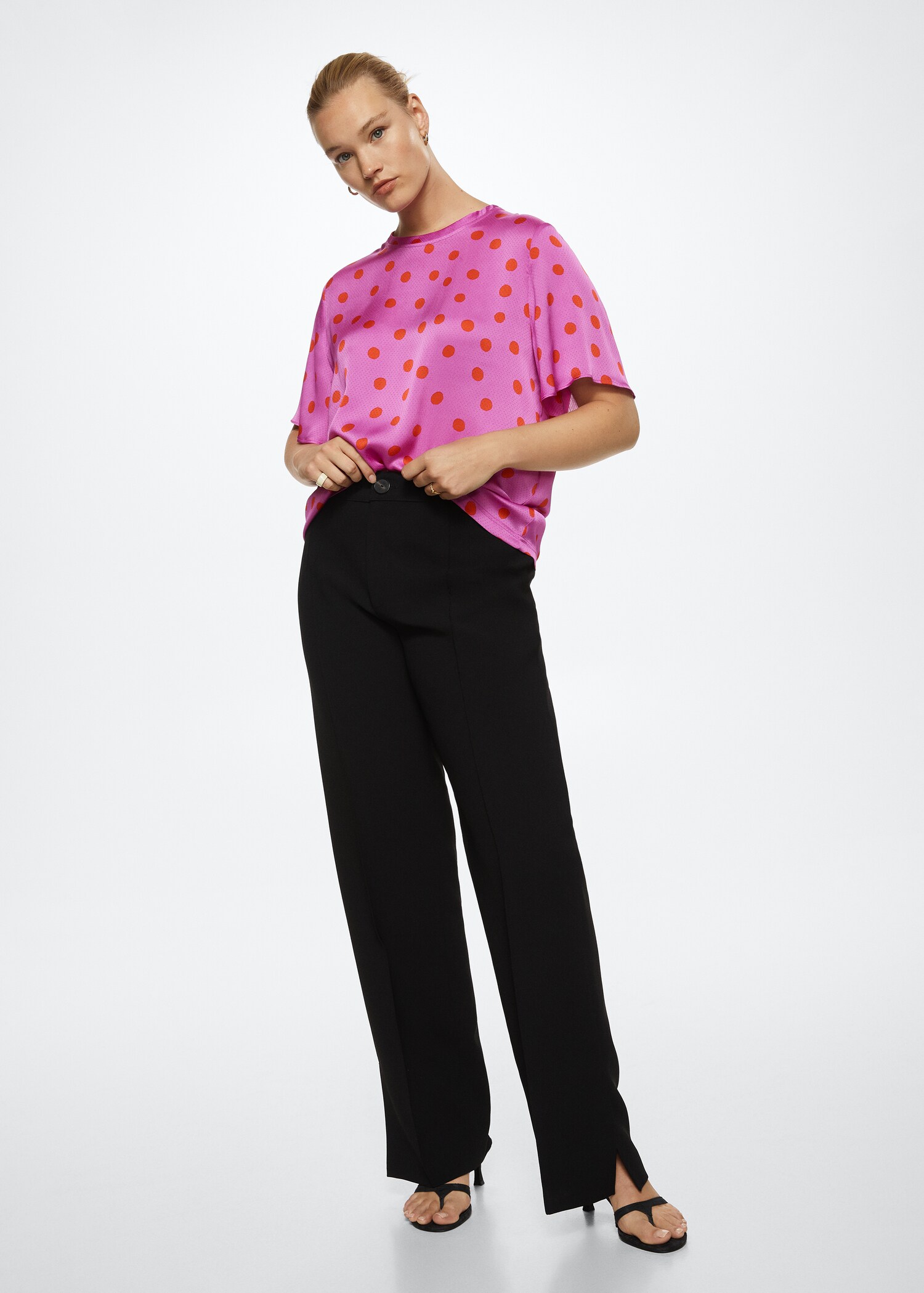 Blusa estampado bolas - Pormenor do artigo 4
