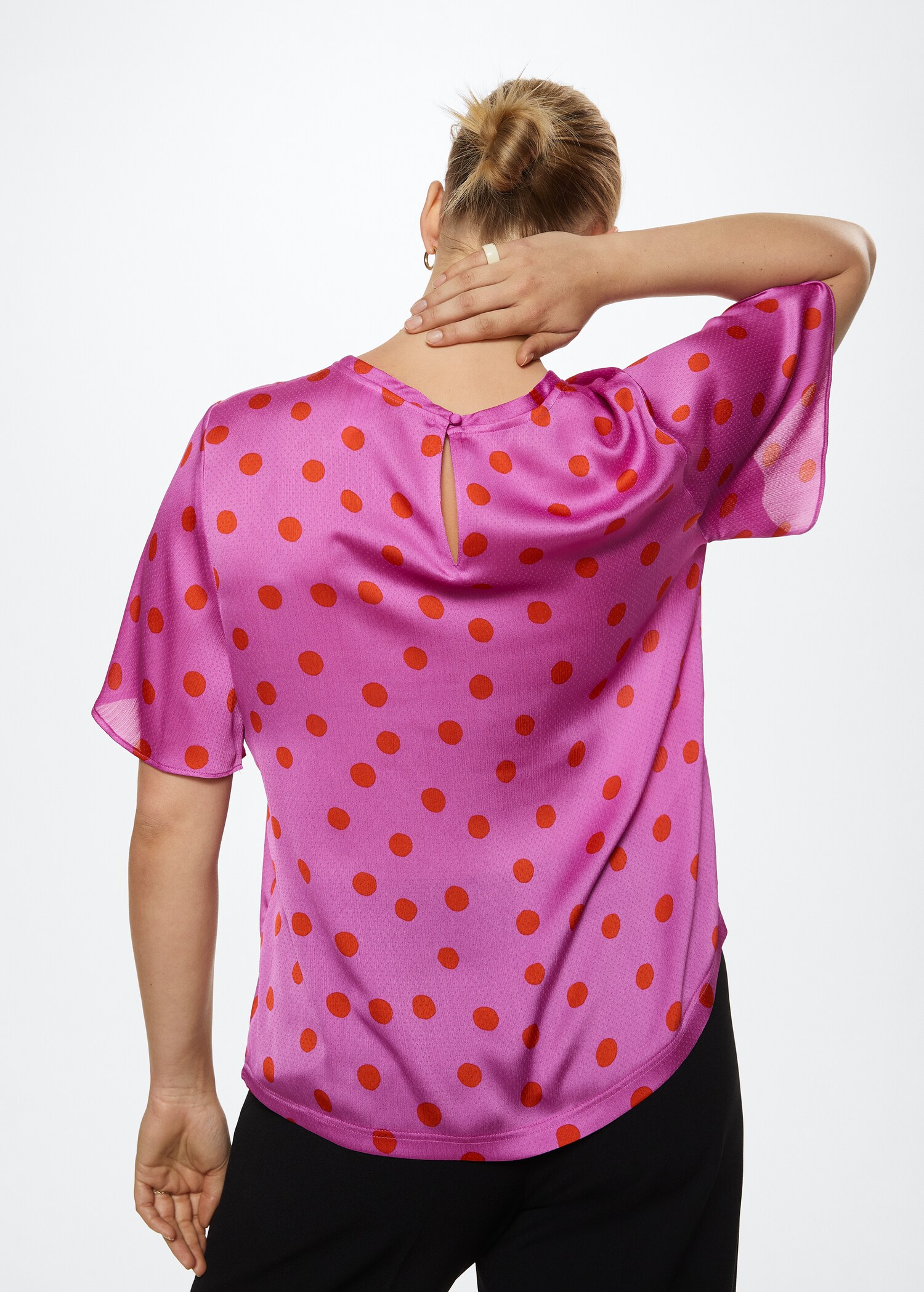 Blusa estampado bolas - Pormenor do artigo 5