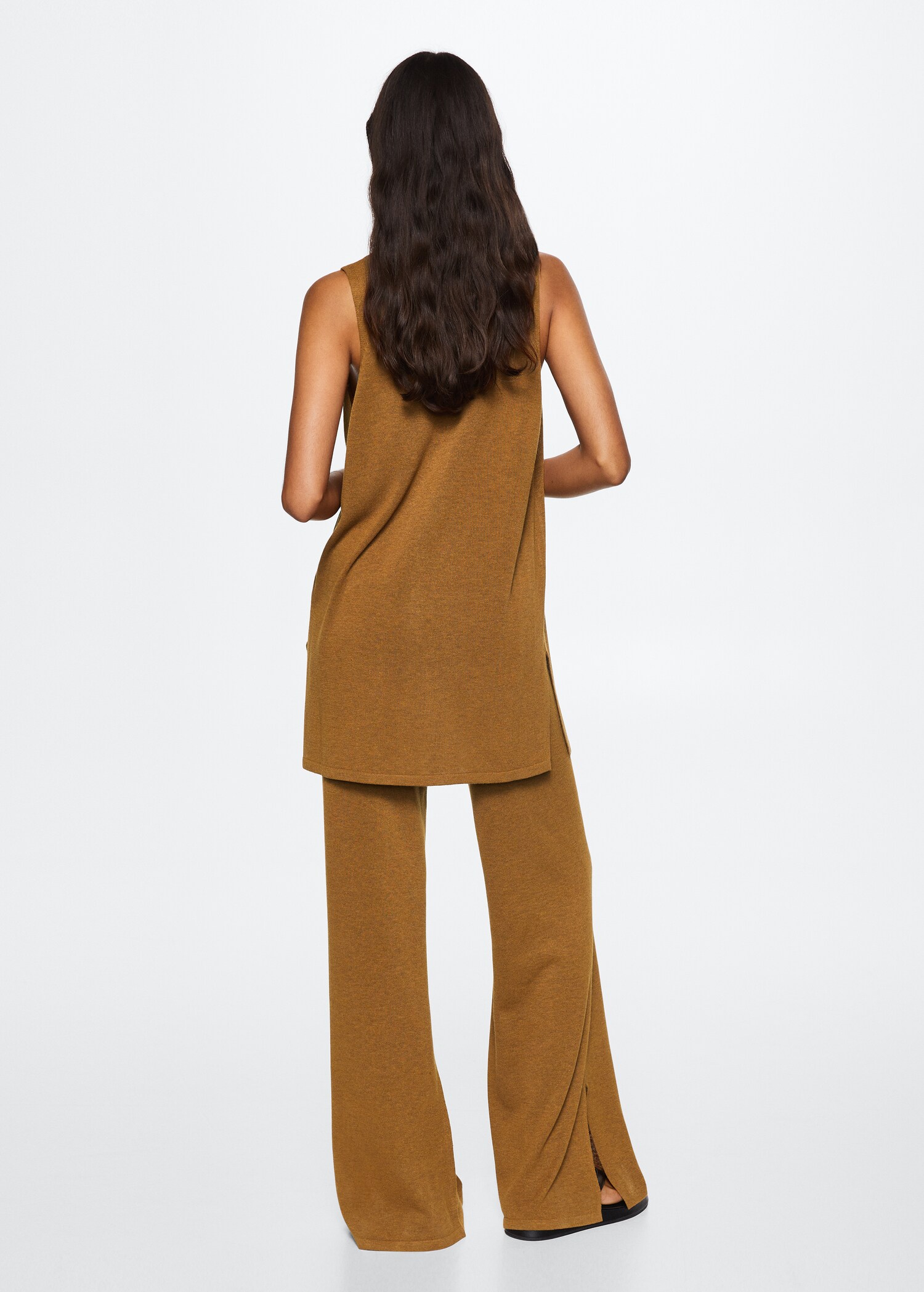 Cárdigan punto fino oversize - Reverso del artículo