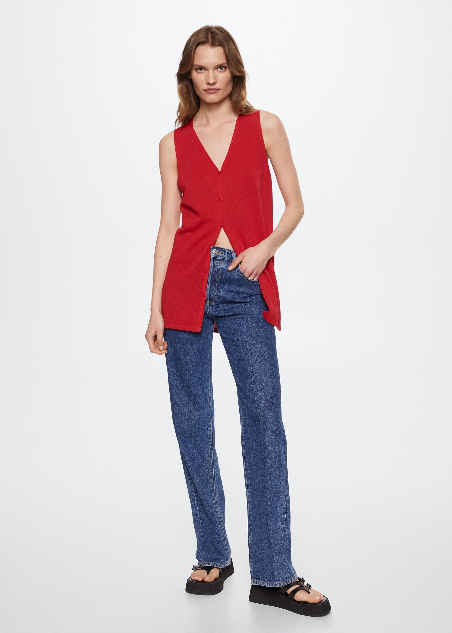 Cárdigan punto fino oversize - Detalle del artículo 2