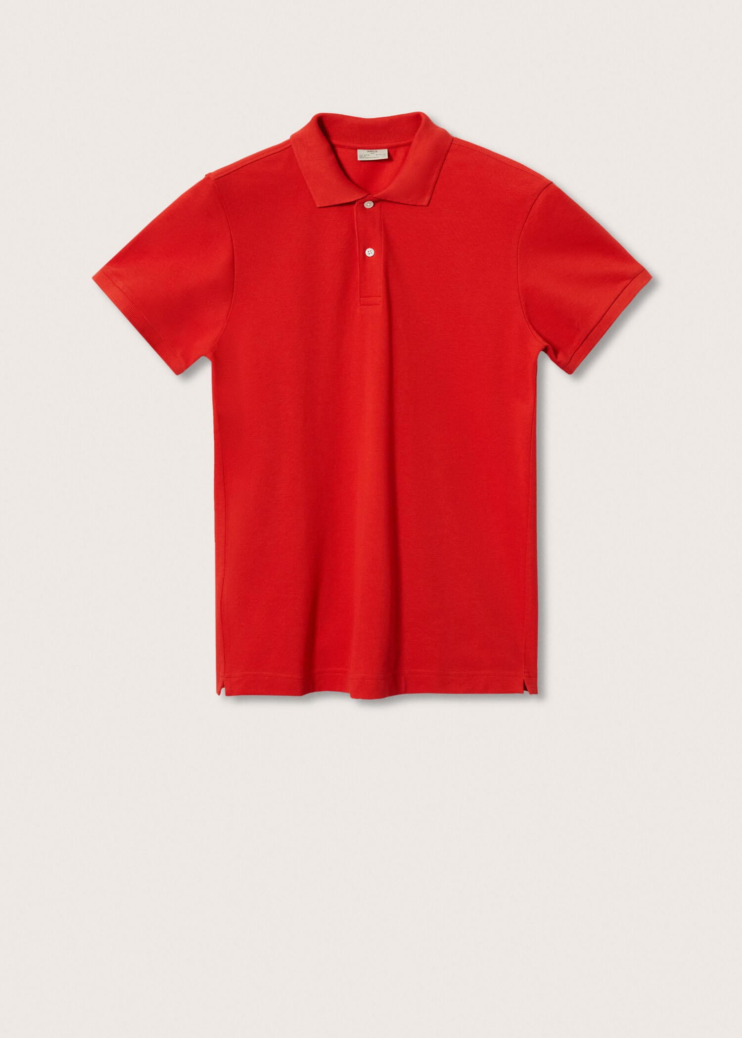 Cotton piqué polo shirt - Article without model