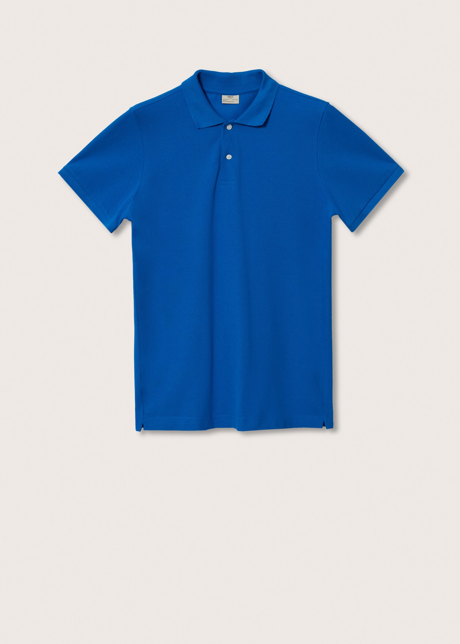 Cotton piqué polo shirt - Article without model