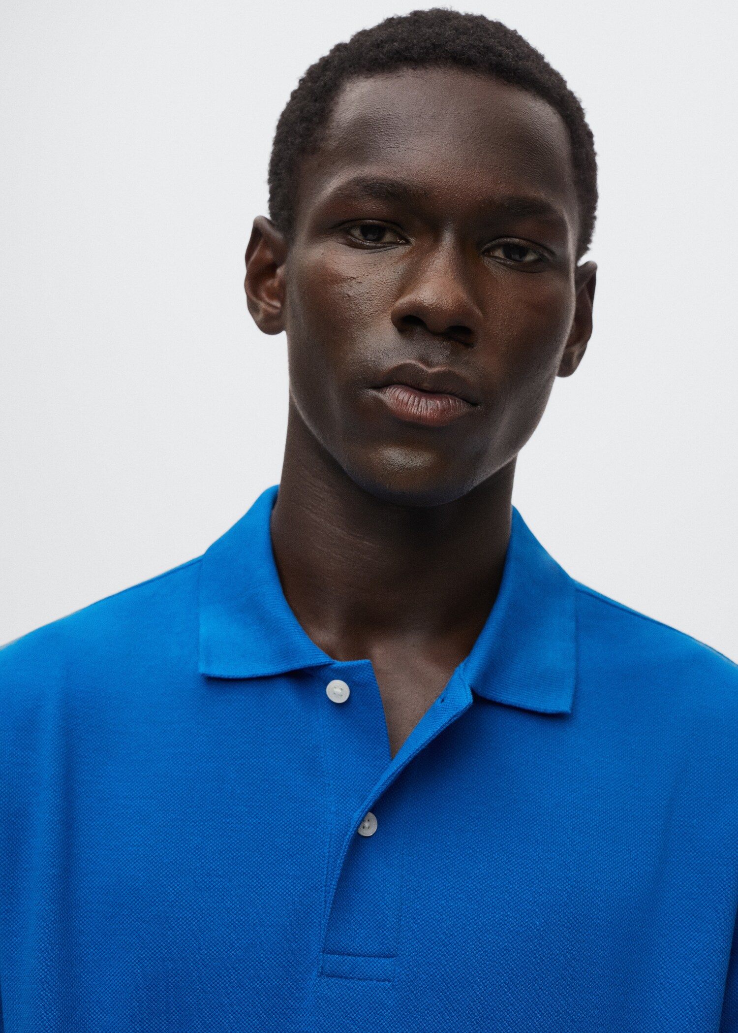 Cotton piqué polo shirt - Details of the article 1