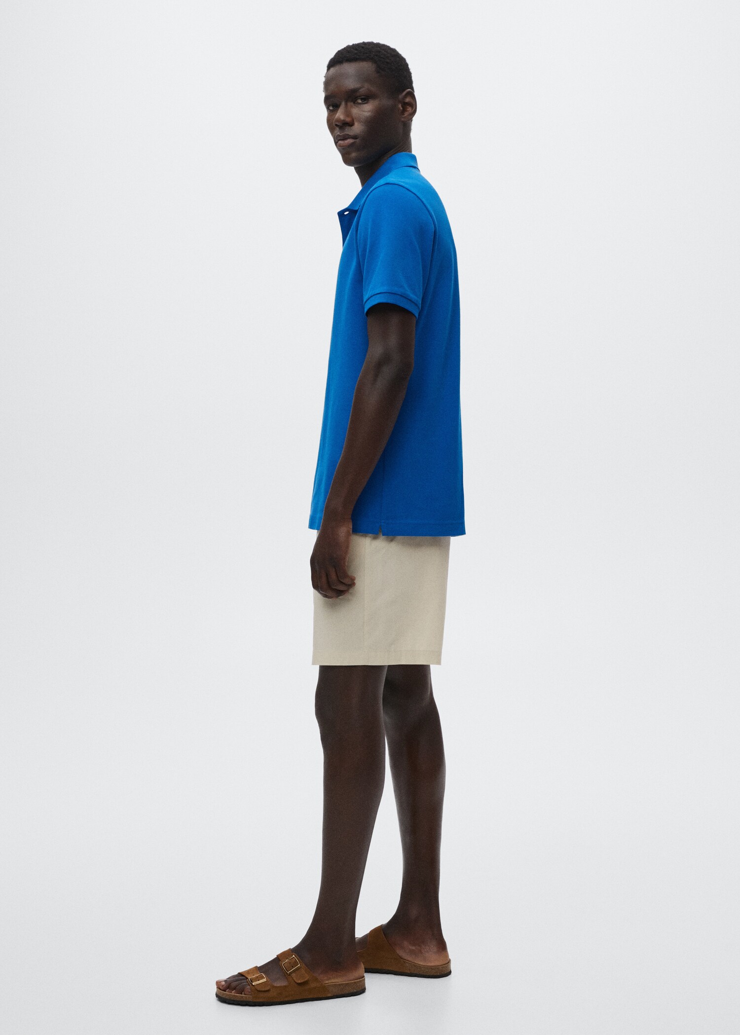 Cotton piqué polo shirt - Details of the article 2