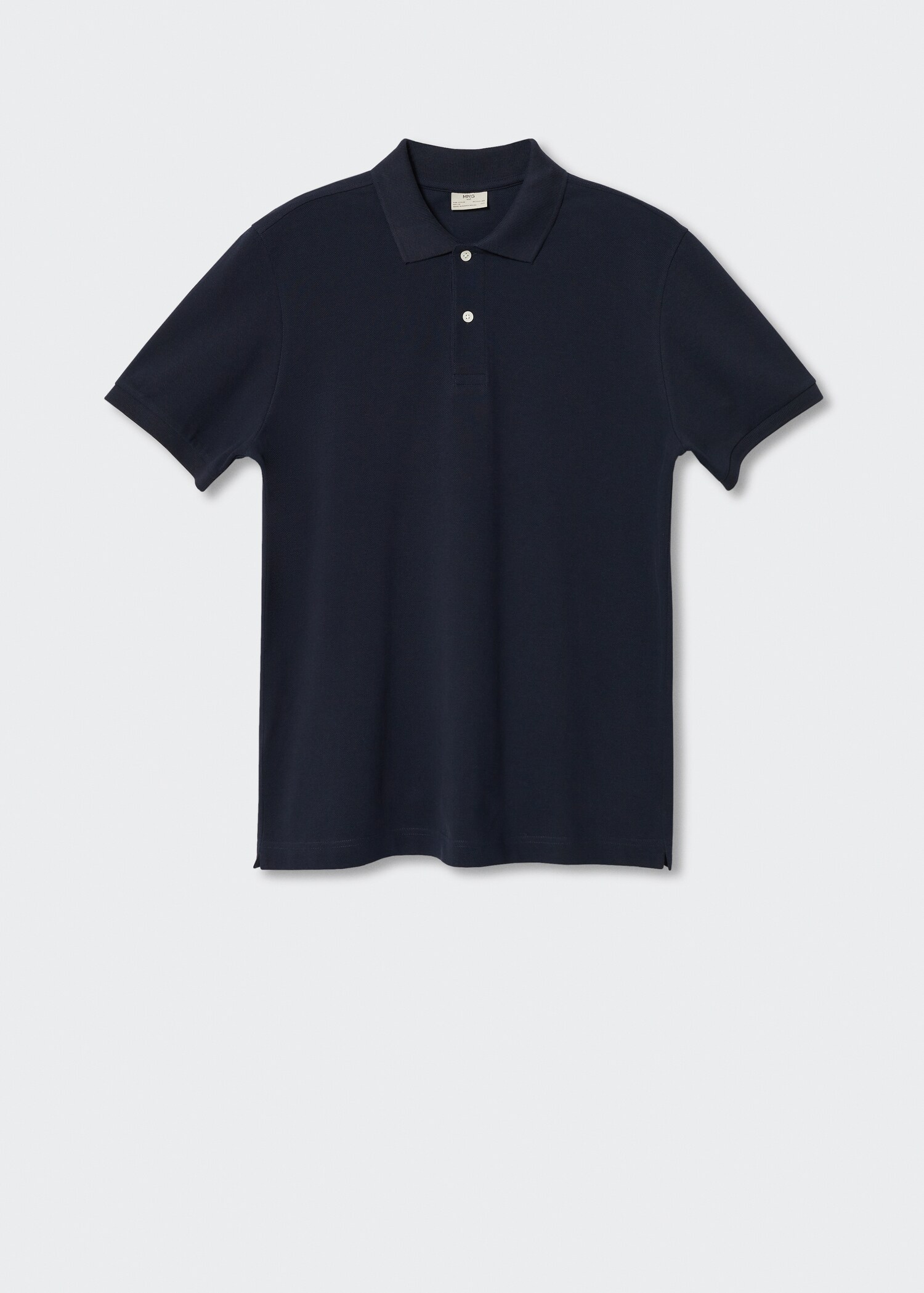 Cotton piqué polo shirt - Article without model