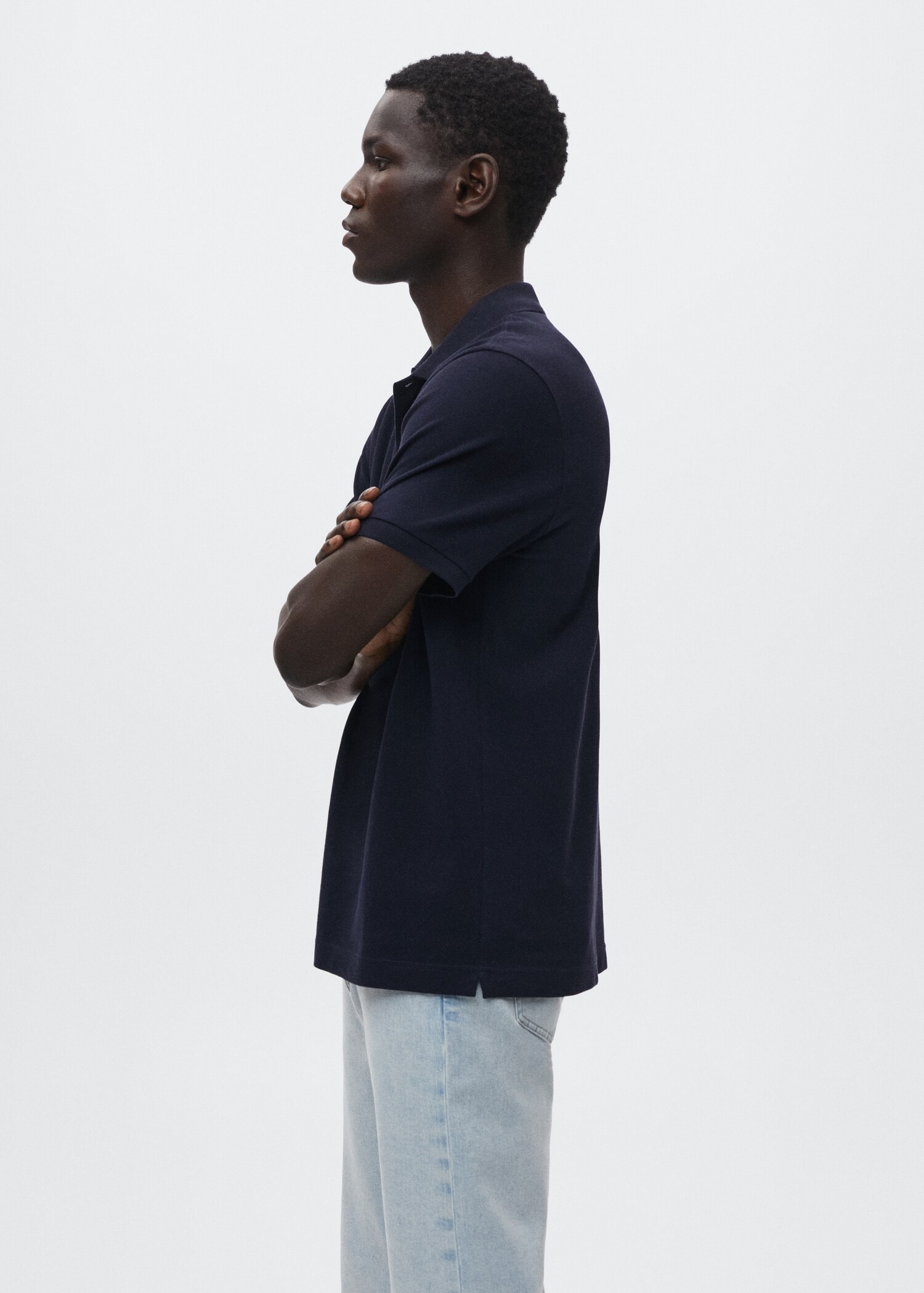 Cotton piqué polo shirt - Details of the article 2