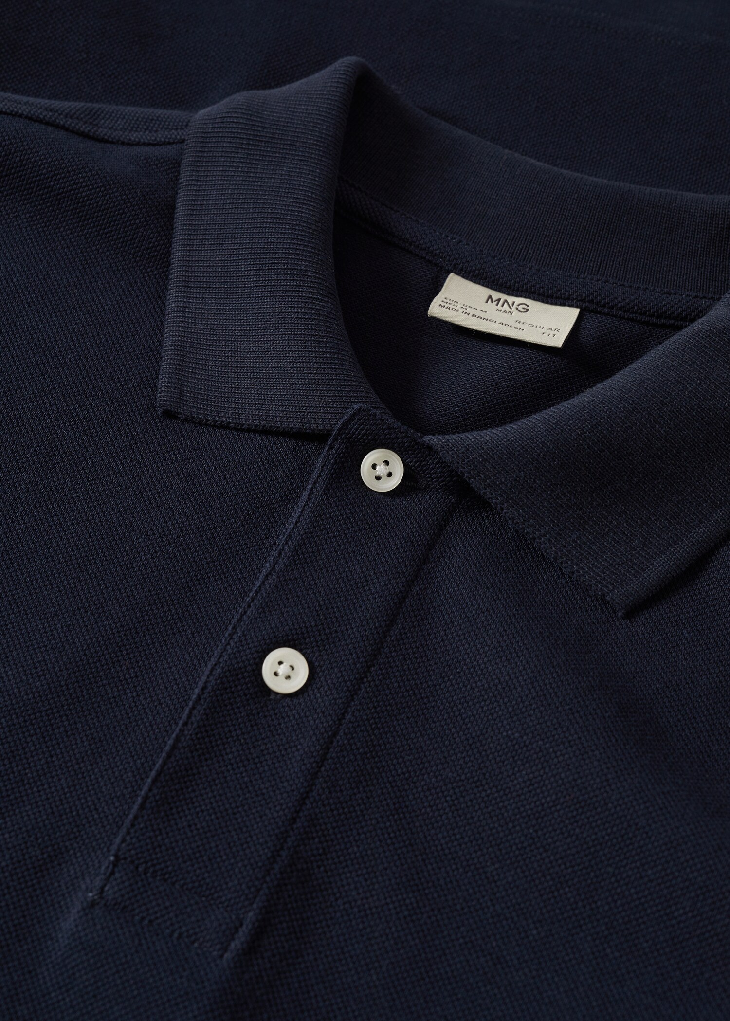 Cotton piqué polo shirt - Details of the article 8
