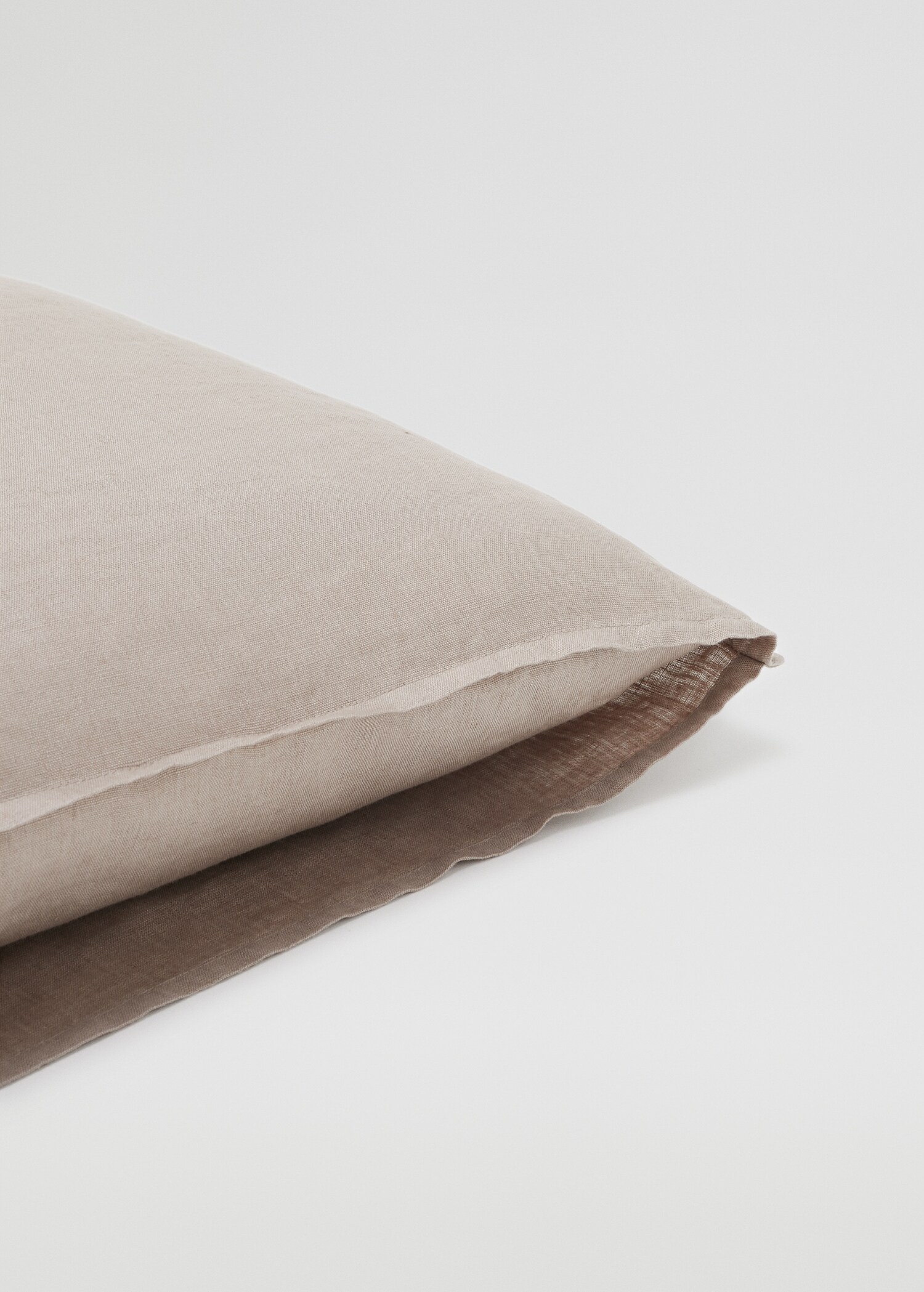 Housse de coussin 100 % lin (2 unités) 60x60 cm - Détail de l'article 3