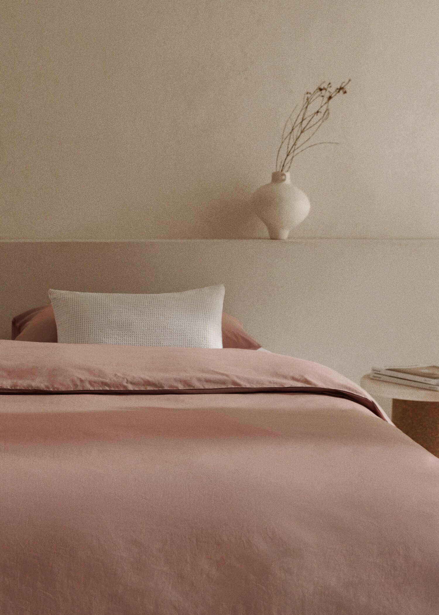 Bettbezug aus Baumwoll-Perkal (300 Fäden) für 180/200 cm Bett - Detail des Artikels 8