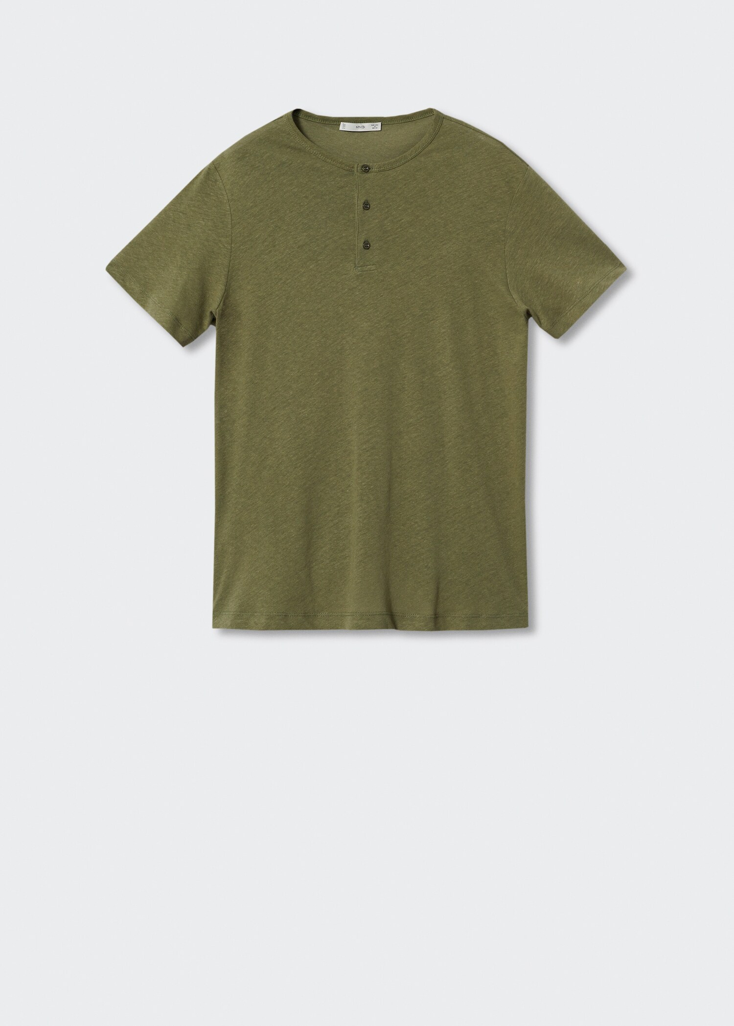 Camiseta cuello panadero lino - Artículo sin modelo