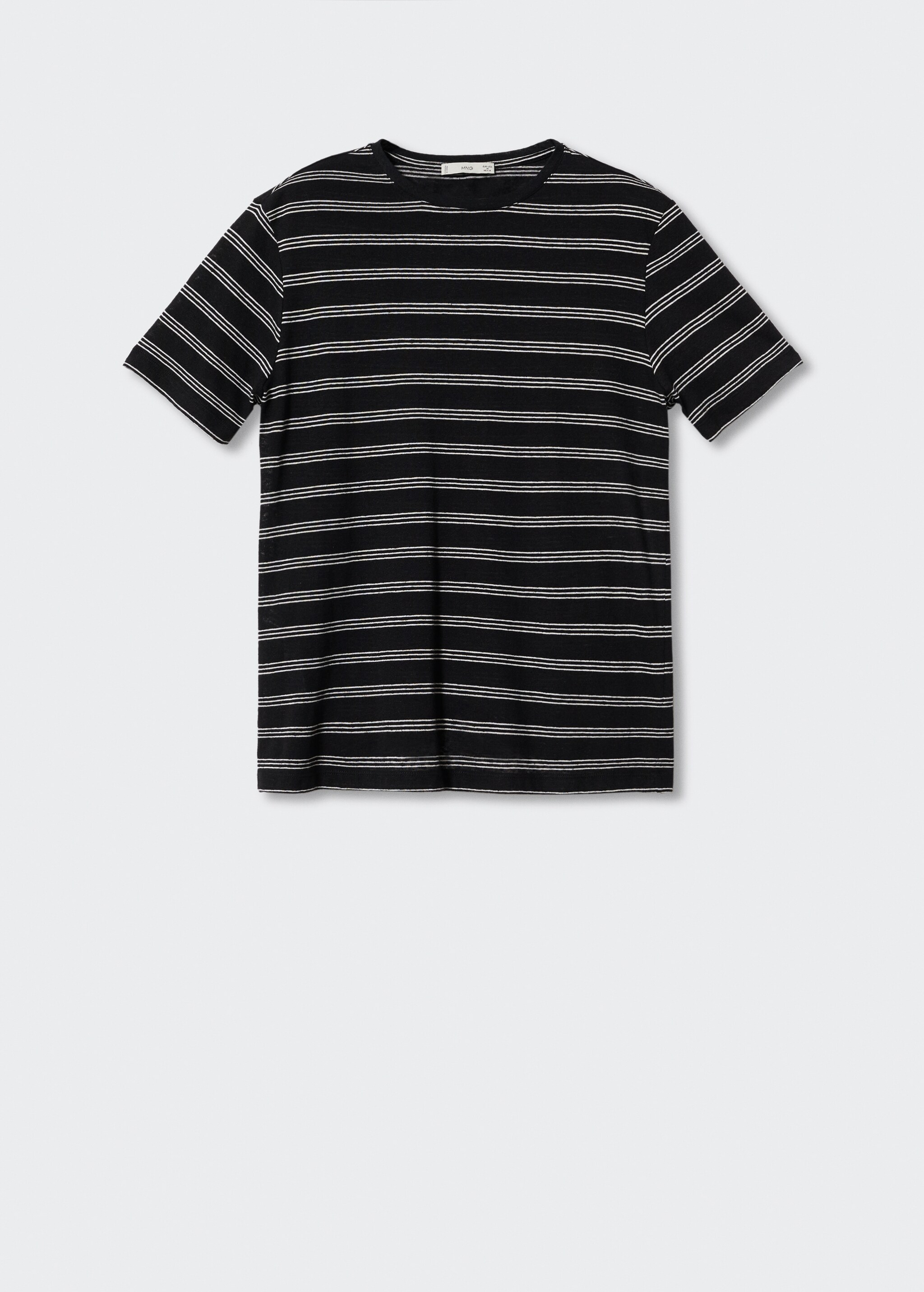 Striped linen T-shirt - Article without model
