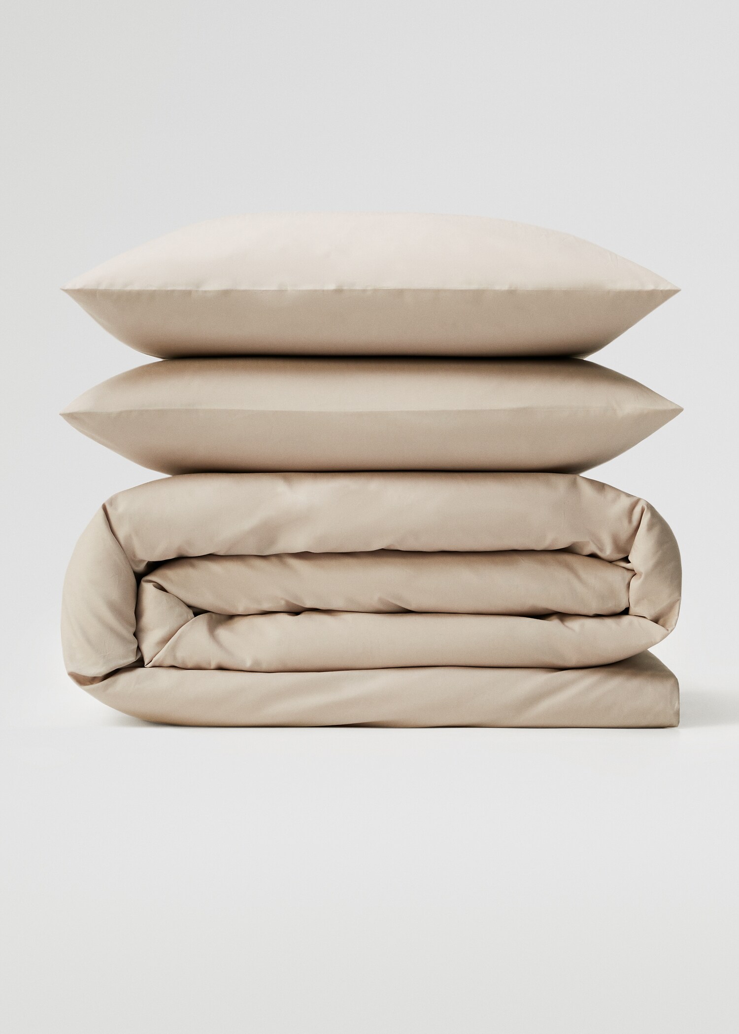 Bettbezug aus Baumwoll-Perkal (180 Fäden) für 135/140 cm Bett - Artikel ohne Model
