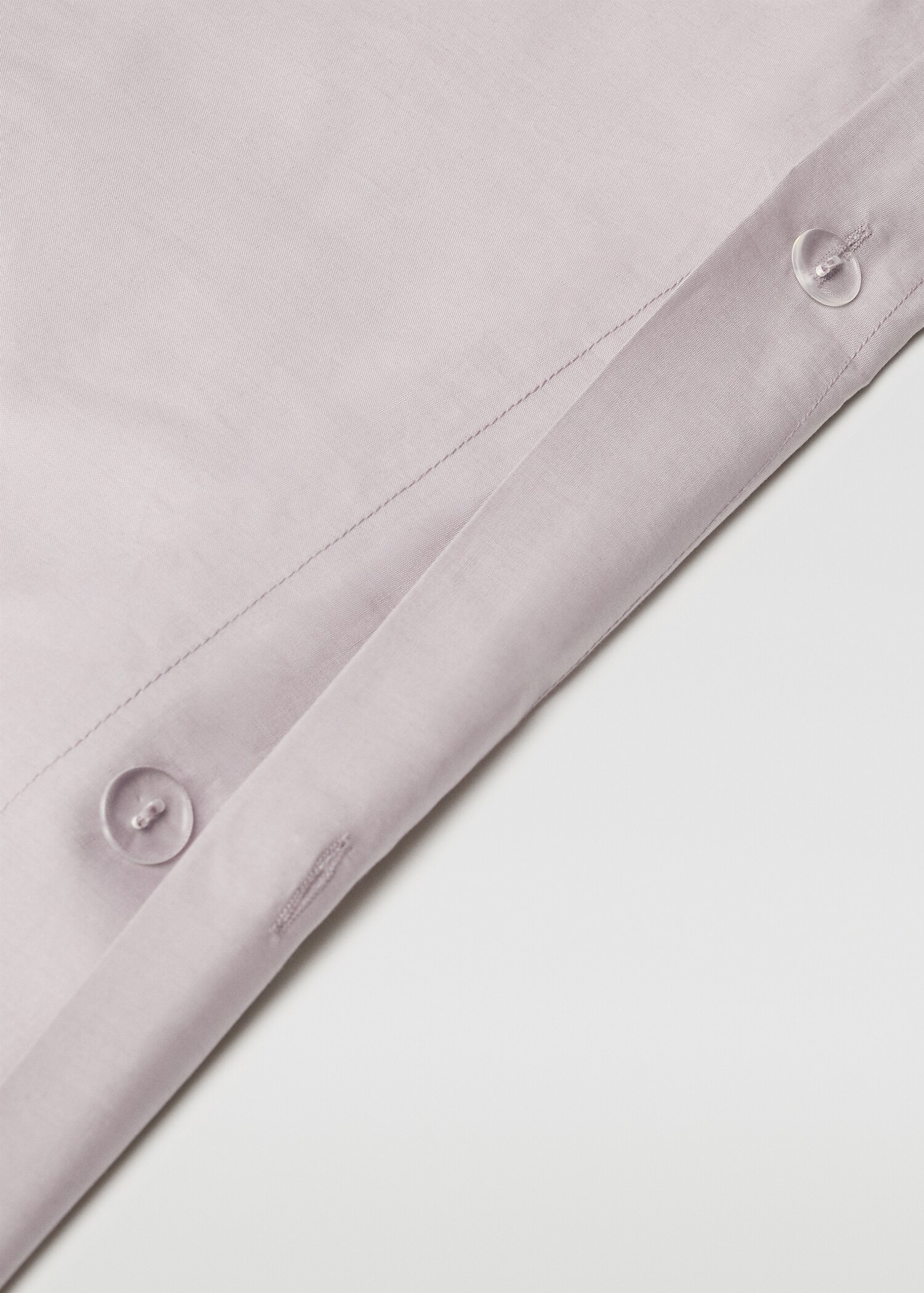 Bettbezug aus Baumwoll-Perkal (180 Fäden) für 135/140 cm Bett - Mittlere Ansicht