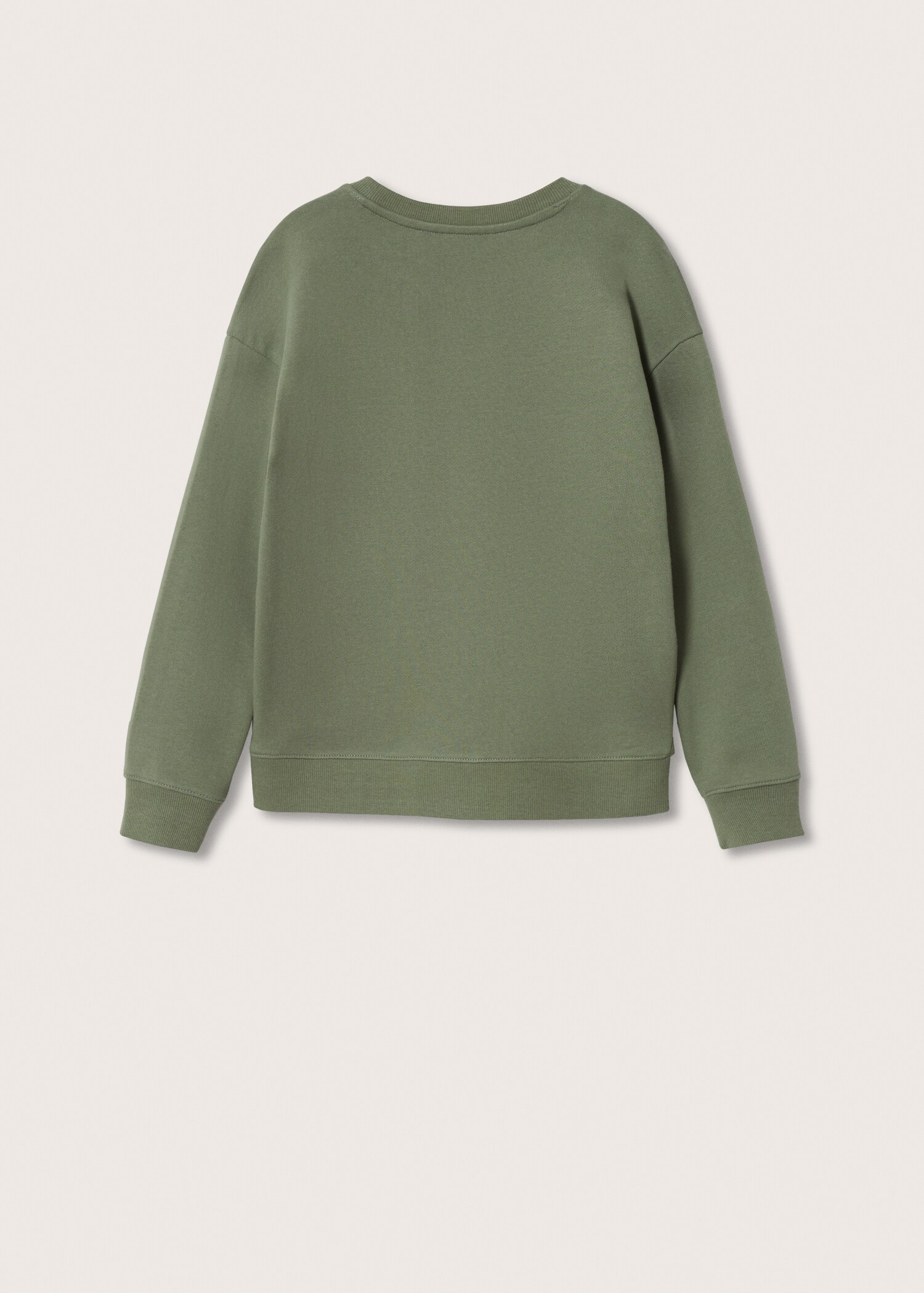 Cotton-blend printed sweatshirt