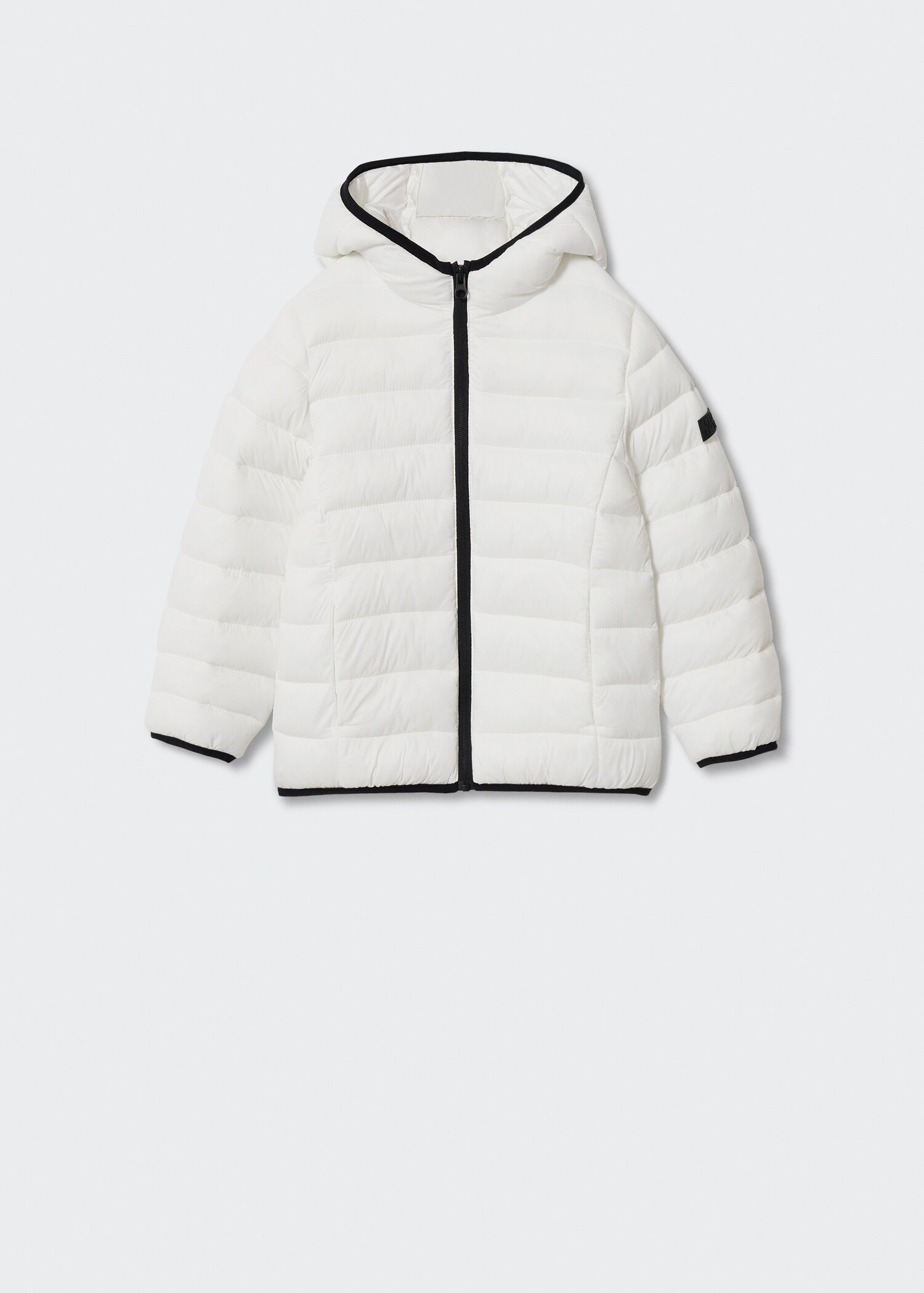 Hood quilted coat - Article without model