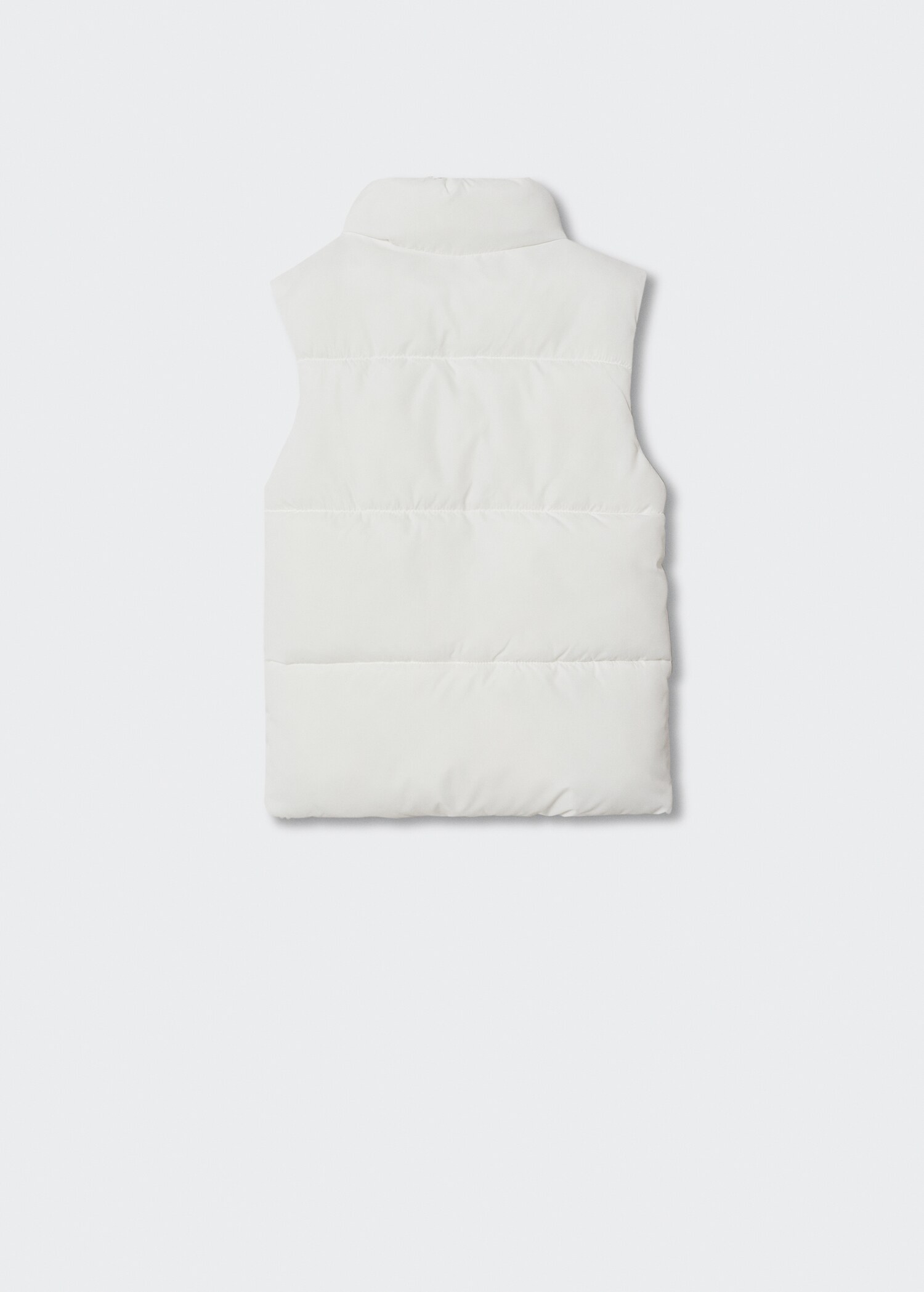 Padded fleece vest - Reverse of the article