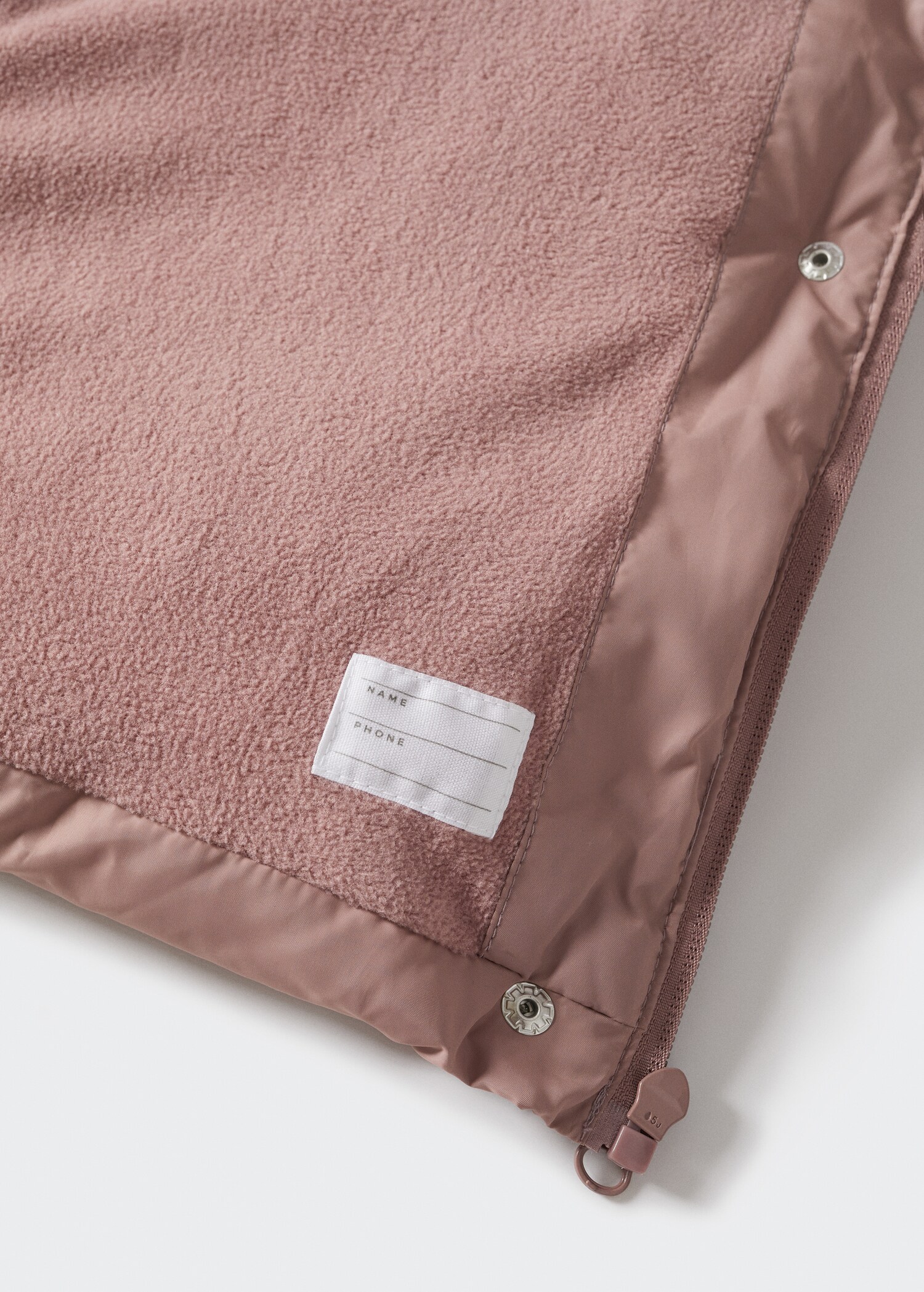 Padded fleece vest - Details of the article 8