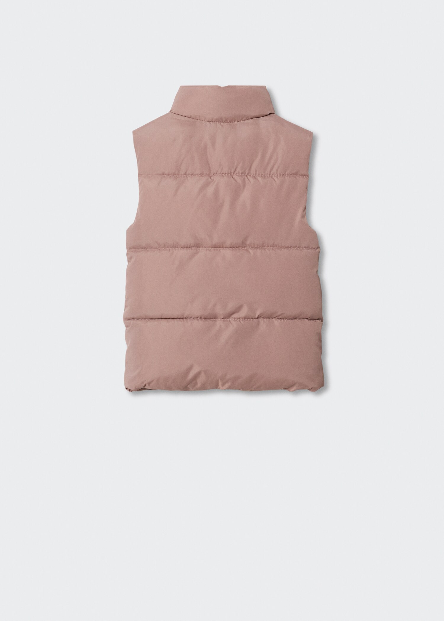 Padded fleece vest - Reverse of the article
