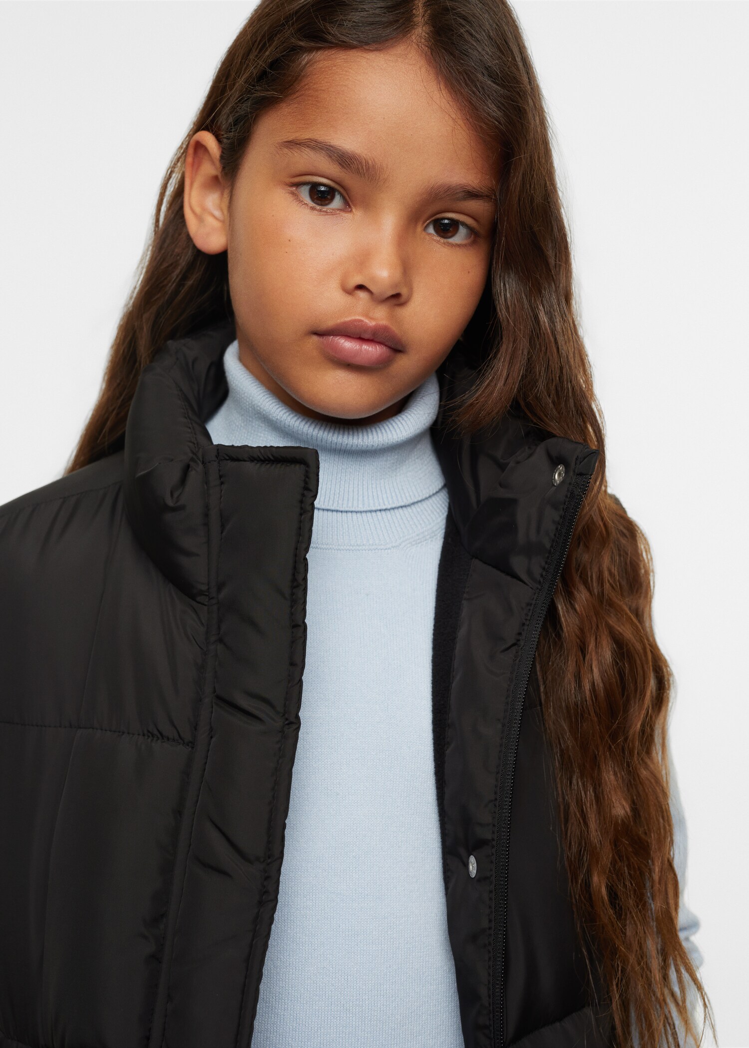 Padded fleece vest - Details of the article 2