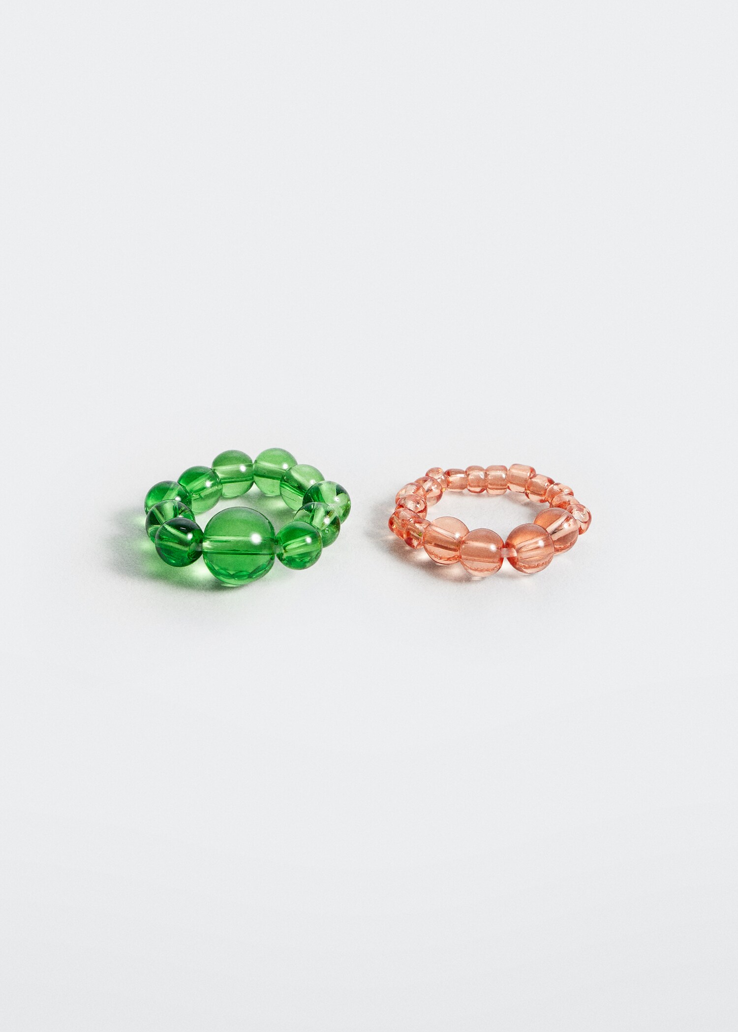 Set anillos cristal - Artículo sin modelo