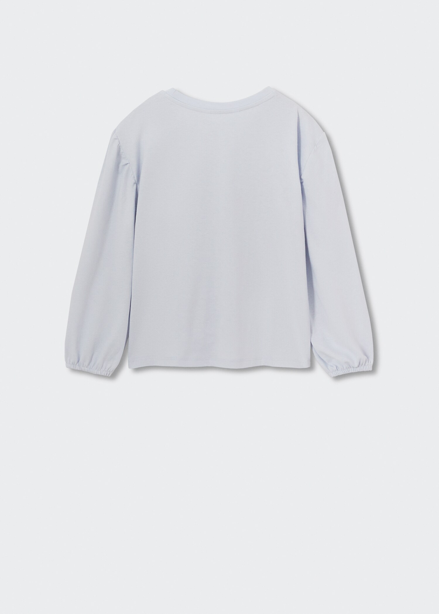 Katoenen T-shirt met lange mouwen - Achterkant van het artikel