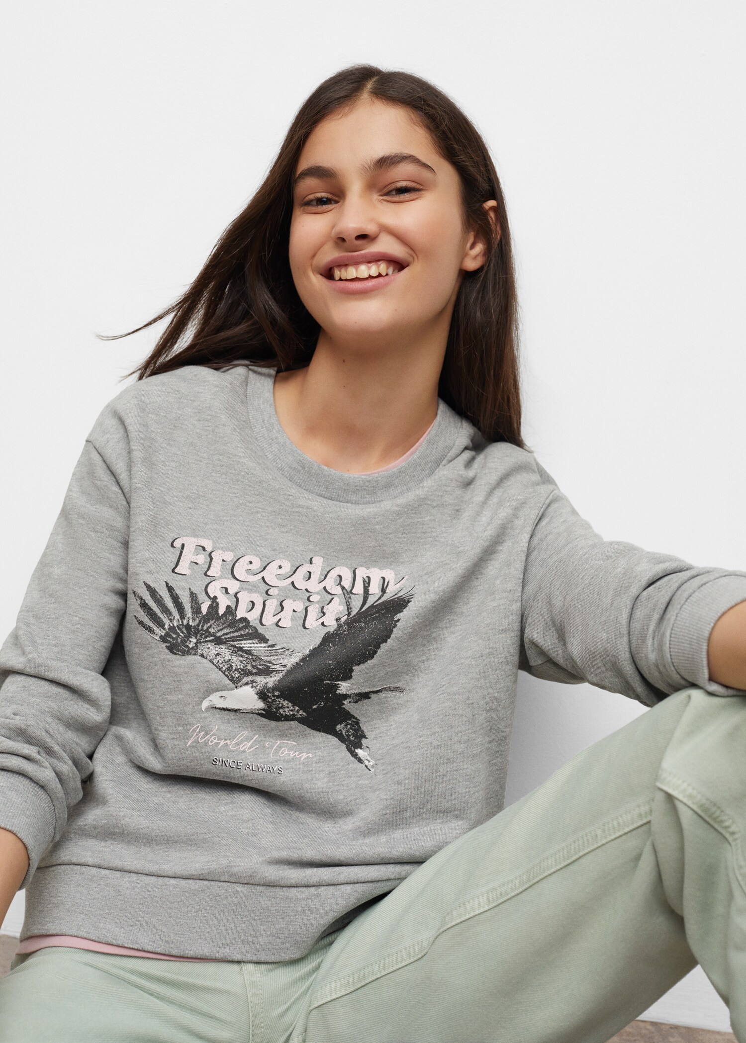 Sweatshirt mit Adler-Motiv - Detail des Artikels 2