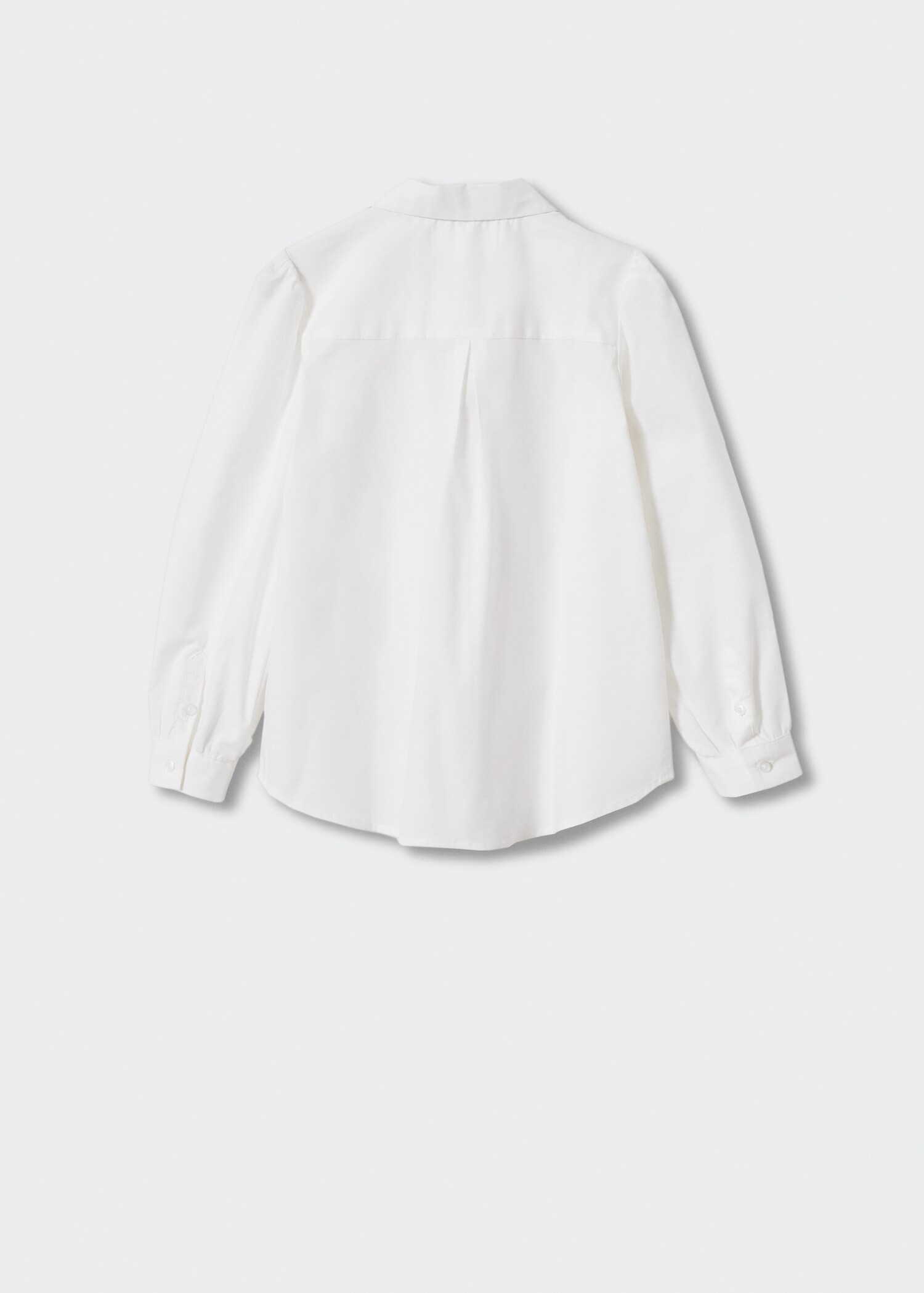 Camisa cotó màniga bollada - Revers de l'article