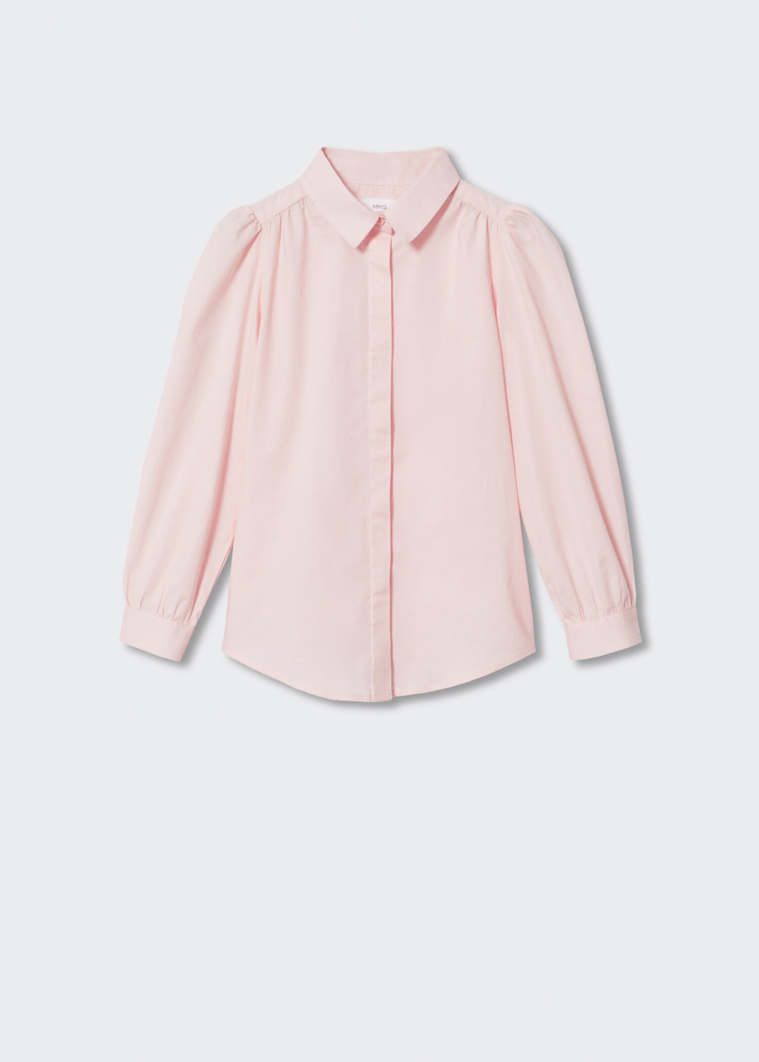 Camisa cotó màniga bollada - Article sense model